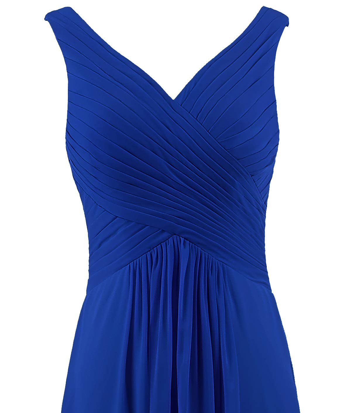 Elegant V-Neck Sleeveless Long Bridesmaid Dress for Women - 2023 Fall Formal Wedding Guest Evening Party Gown | Perfect for Weddings, Galas, Proms and Special Occasions