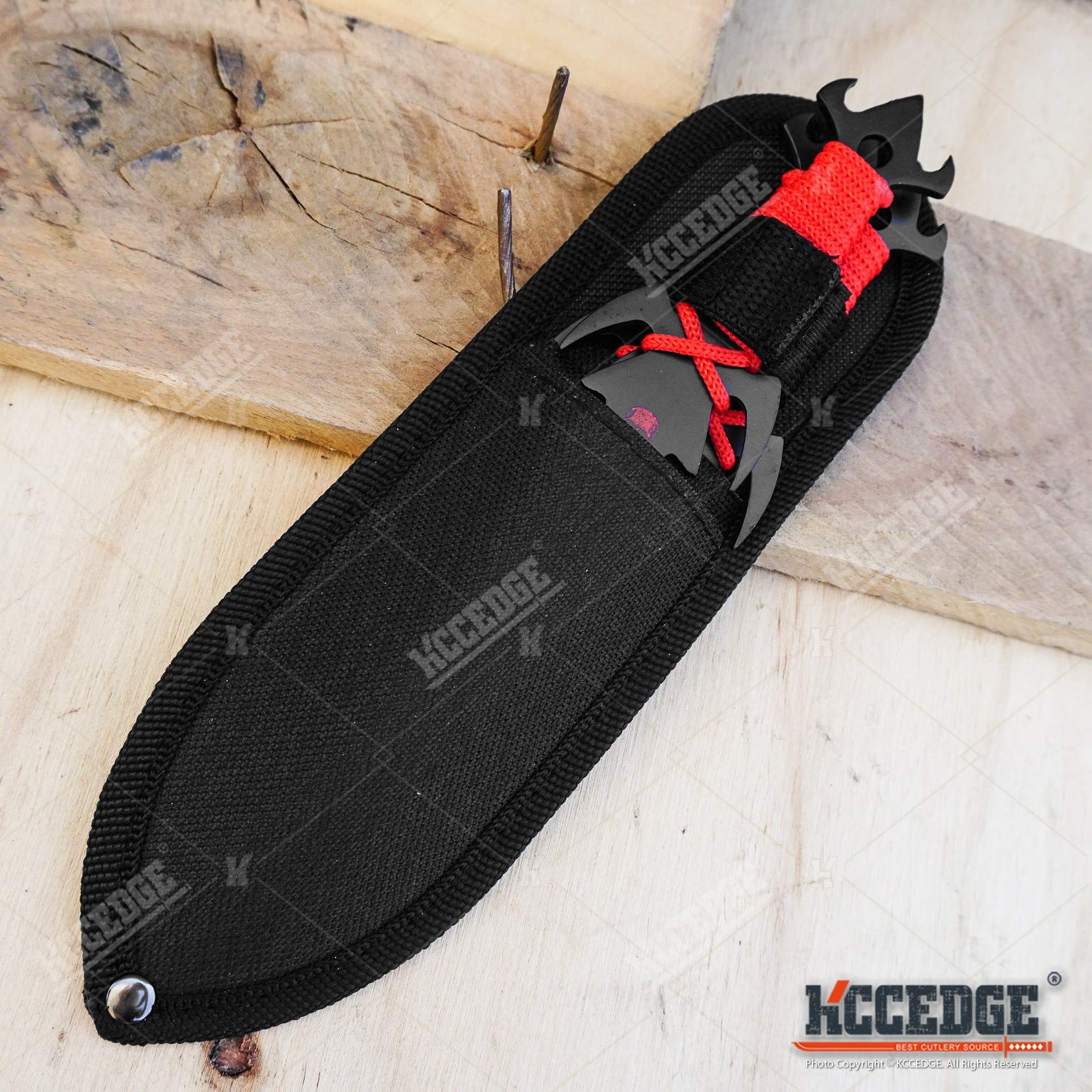 KCCEDGE Premium Tactical Survival Knife Set - 7.5