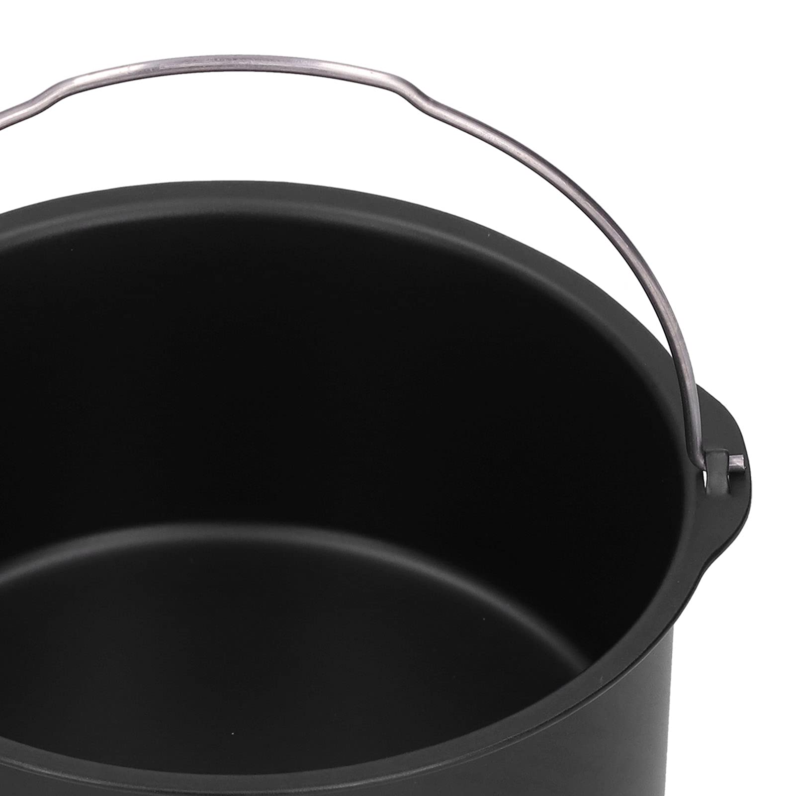 7-Inch Carbon Steel Cake Barrels for Air Fryers & Steamers – High Hardness, Safe, Easy to Clean & Demold – Perfect for Baking, Steaming & Air Frying Accessories