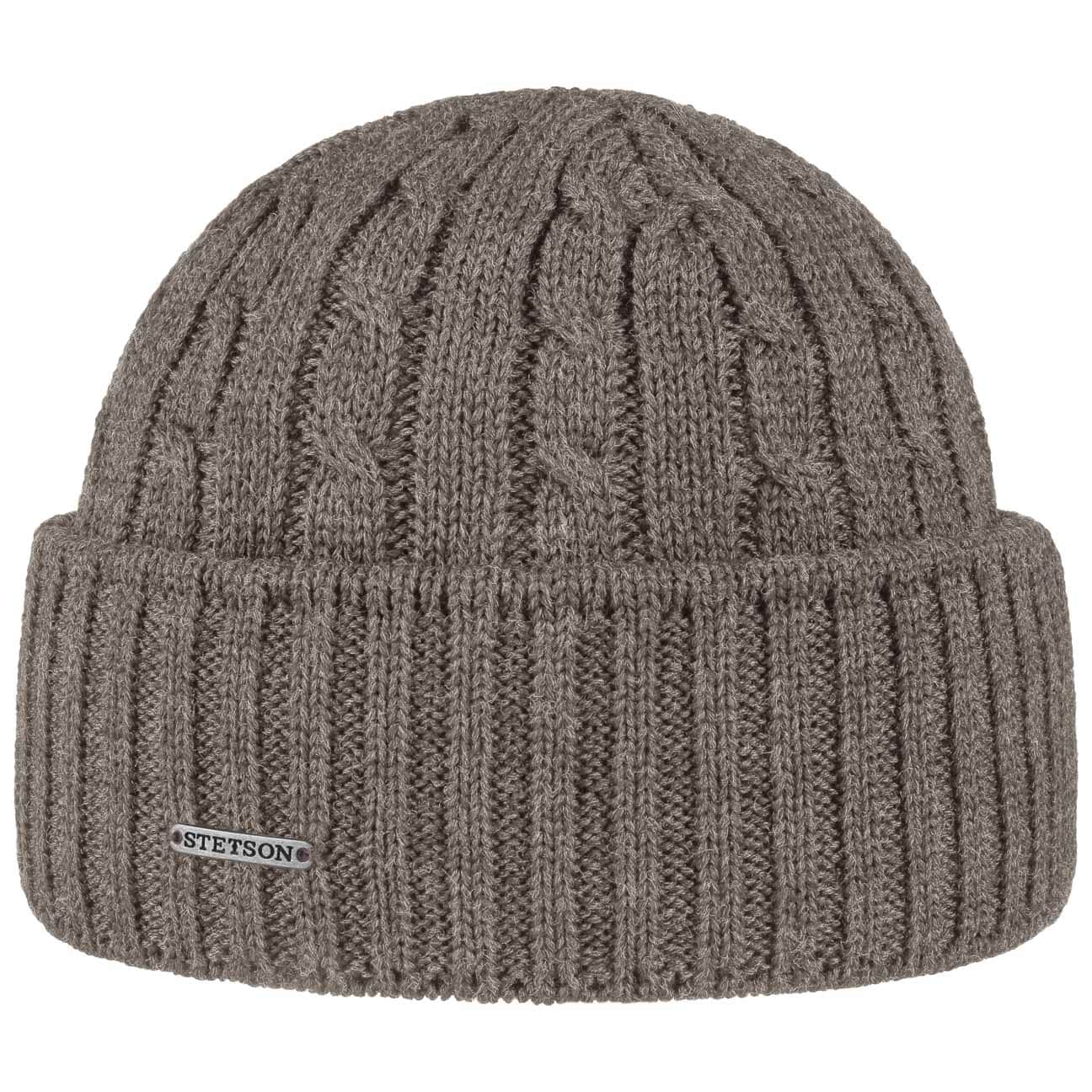 Stetson Georgia Wool Knit Hat with Cuff - Warm Winter Beanie for Men & Women - Perfect for Skiing, Snowboarding & Outdoor Activities