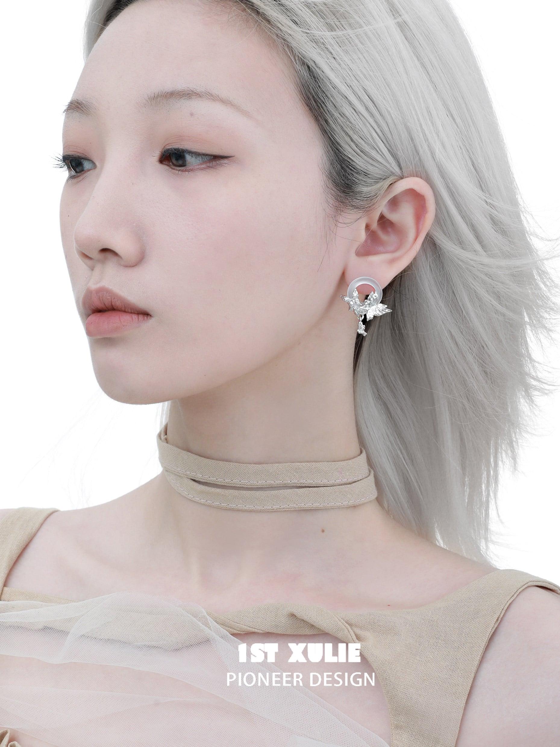 Whiterfly White Chalcedony Earrings for Women - Natural Stone Dangle Earrings, Hypoallergenic Jewelry Gift for Her - Perfect for Weddings, Parties & Everyday Wear
