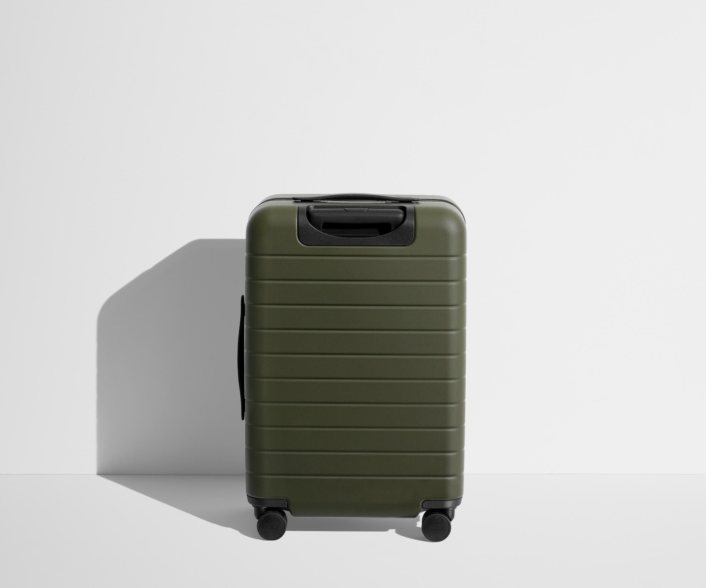 Olive Green Expandable Carry On Luggage - Perfect for Air Travel, Weekend Getaways & Business Trips