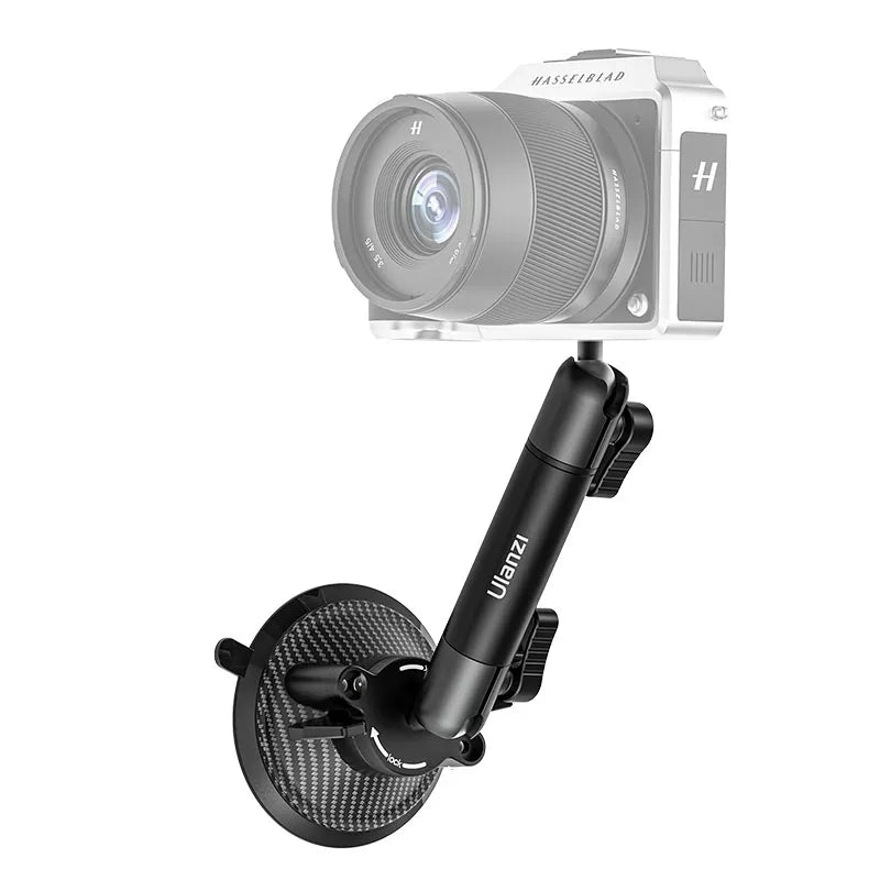 Ulanzi ZJ01 Magnetic Suction Cup Mount for GoPro, Smartphone & Action Camera - Secure Hands-Free Mounting for Car, Motorcycle & Vlogging (Model T086)