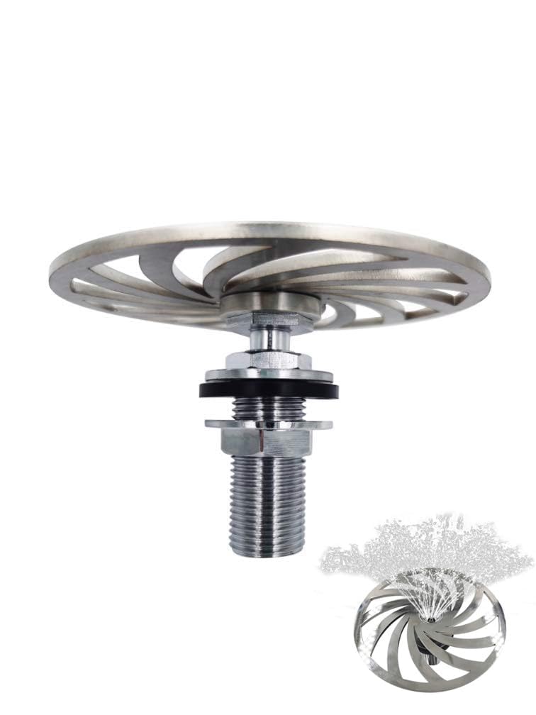 Stainless Steel G1/2'' Automatic Glass Rinser & Cup Washer - Bar Pitcher Rinser for Restaurants, Hotels, and Commercial Use - Perfect for Washing Beer Glasses, Wine Cups, and Drinkware