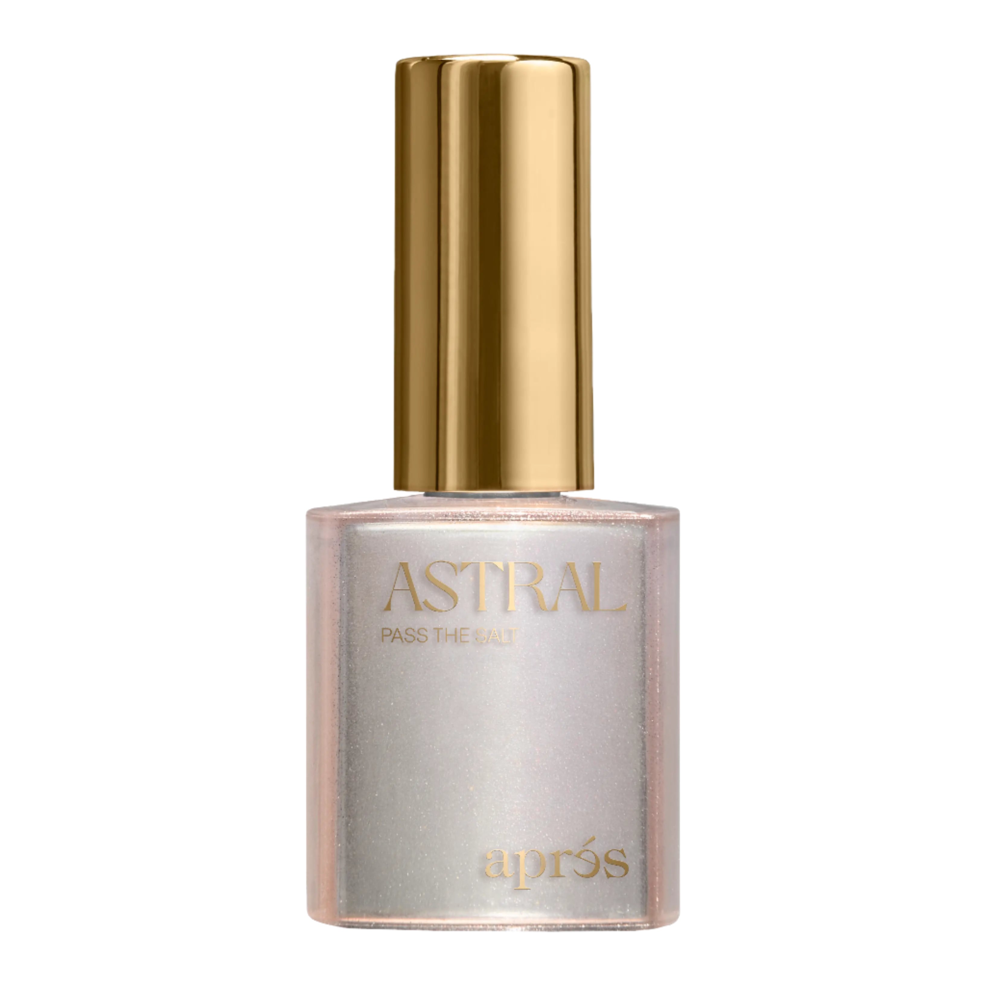 Apres Flash Glitter Gel FG02 - Pass The Salt Color - Professional Nail Art Glitter Gel for Salon & Home Manicures - Perfect for Parties, Weddings & Special Occasions