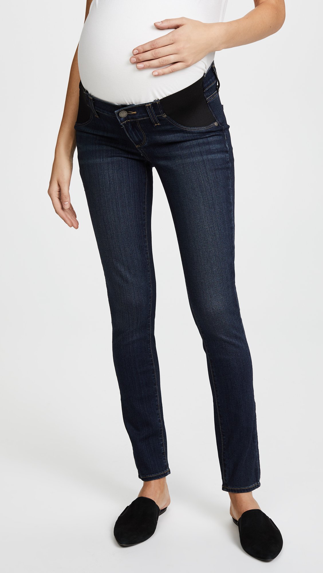 Paige Denim Women's Transcend Verdugo Ultra Skinny Maternity Jeans - Stretch Comfort Fit for Pregnant Women - Perfect for Work, Casual Wear & Everyday Comfort