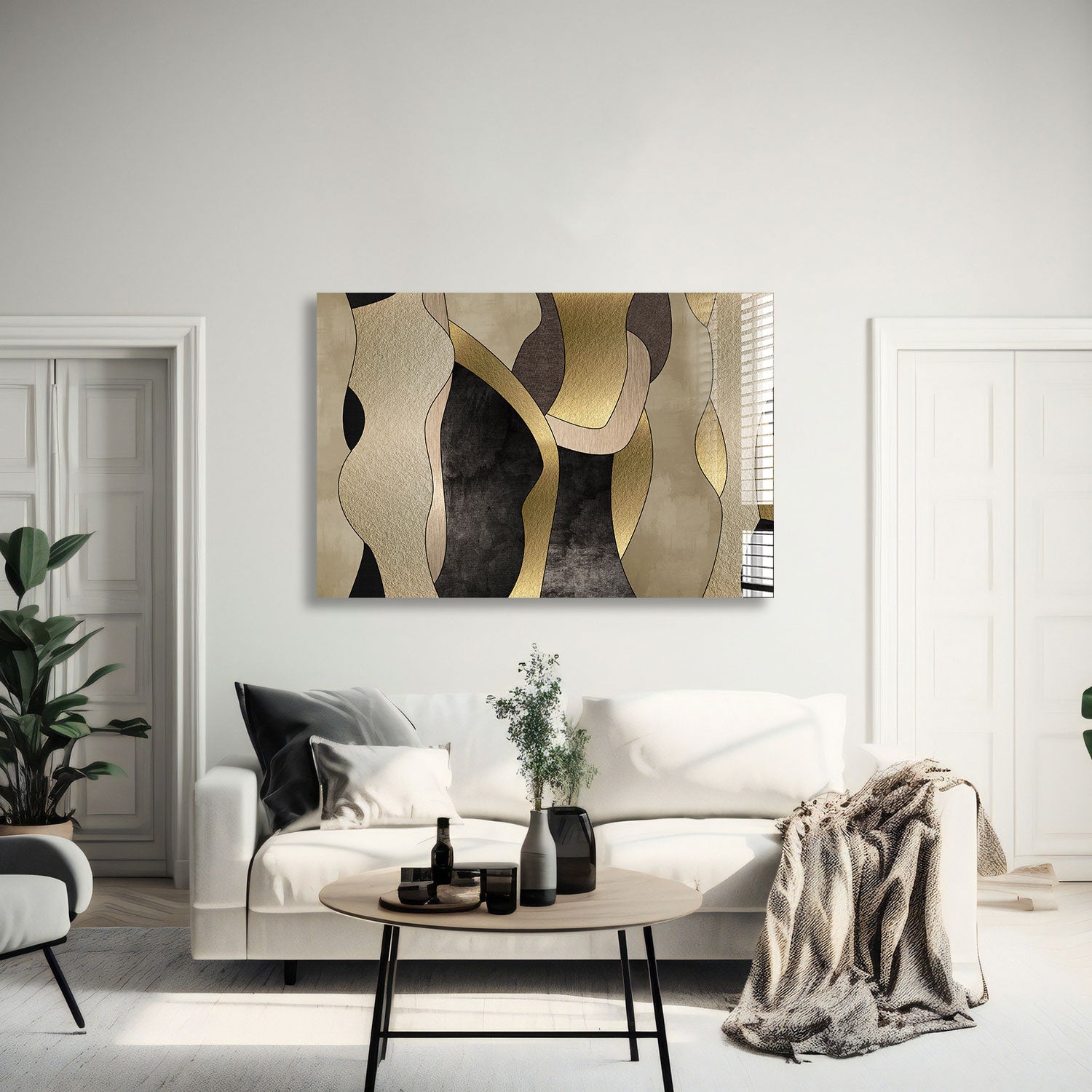 Abstract Paint - Modern Wall Art for Home & Office Decor | Handmade Canvas Painting for Living Room, Bedroom & Office