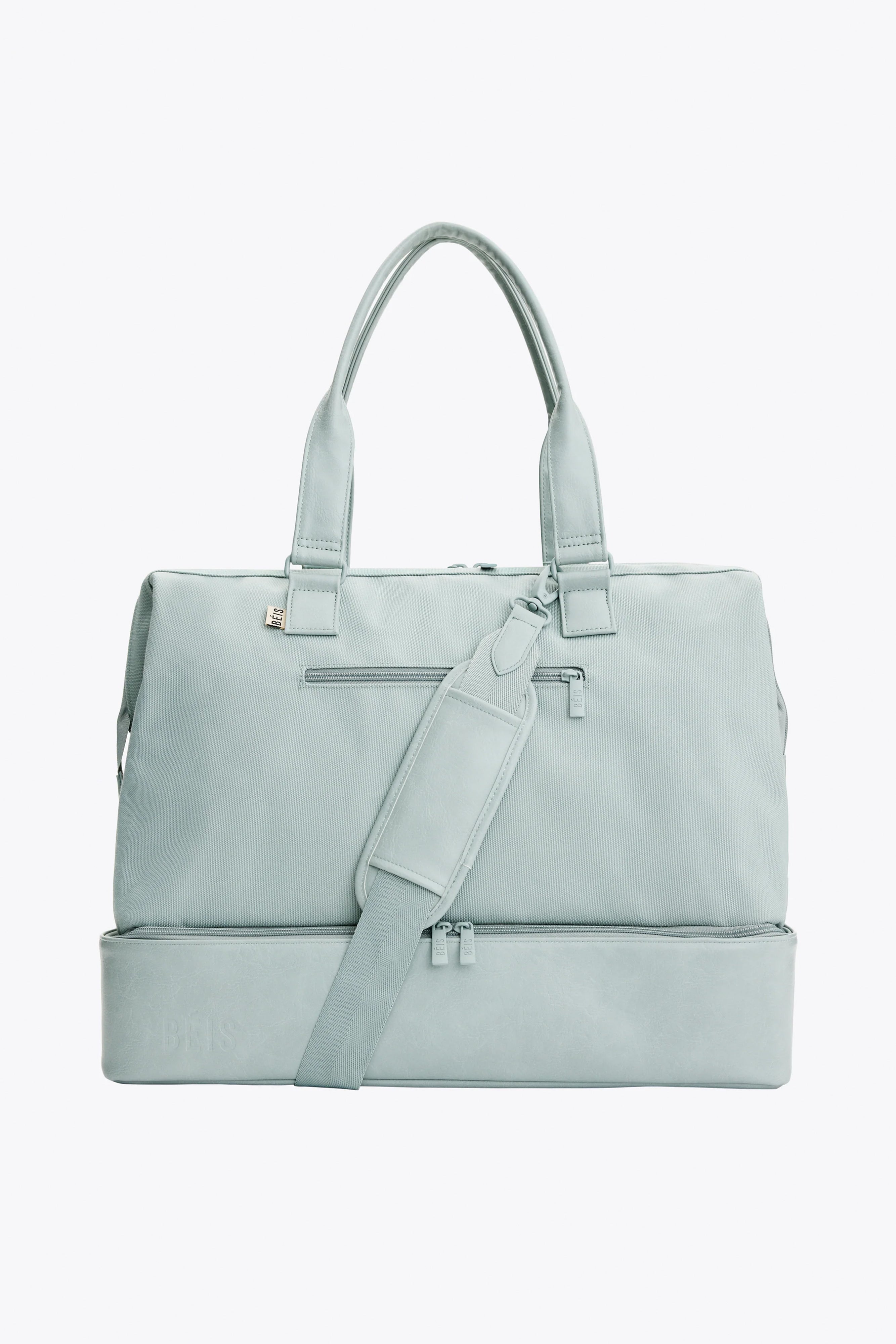 The Weekender Duffle Bag in Slate - Perfect for Travel, Gym & Weekend Getaways | Water-Resistant & Spacious Carry-On Luggage