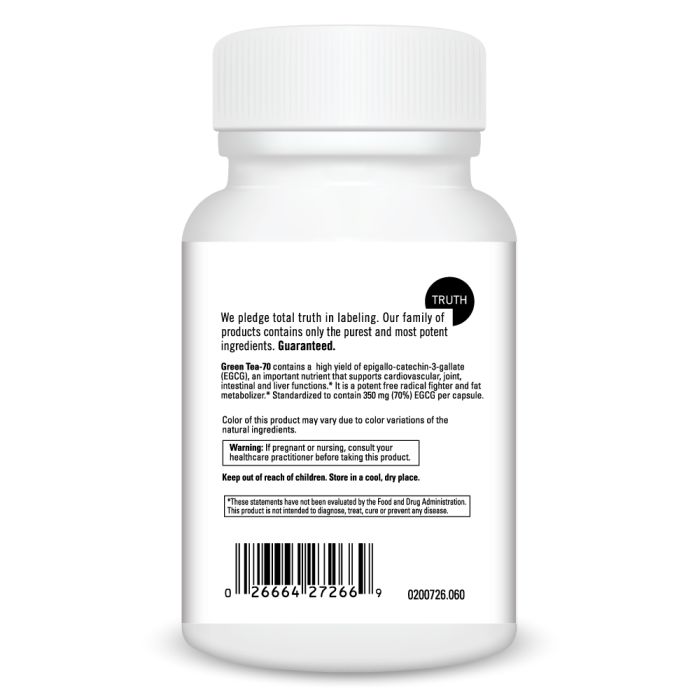 Davinci Labs Green Tea Extract 70% EGCG - 60 Vegetarian Capsules for Antioxidant Support & Immune Boost | Perfect for Daily Wellness & Detox