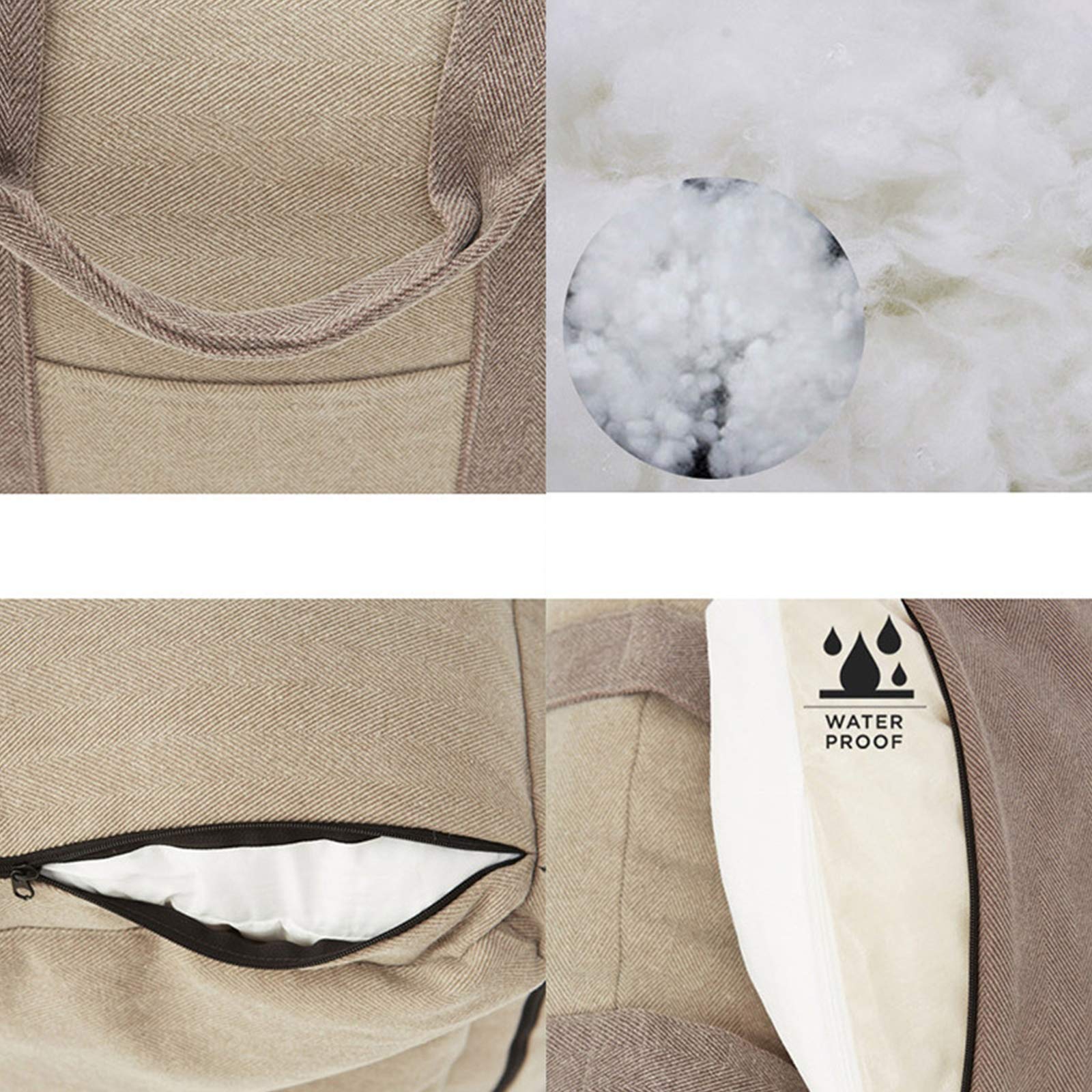2 in 1 Dog Car Seat & Pet Carrier Bag - Portable Puppy Booster Seat with Storage Pocket, Safety Leash & Washable Cover - Dual Use for Car Travel & Home Comfort - Perfect for Road Trips, Vet Visits & Daily Commutes