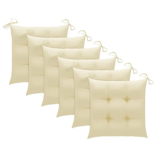 Cream White 6 Pcs