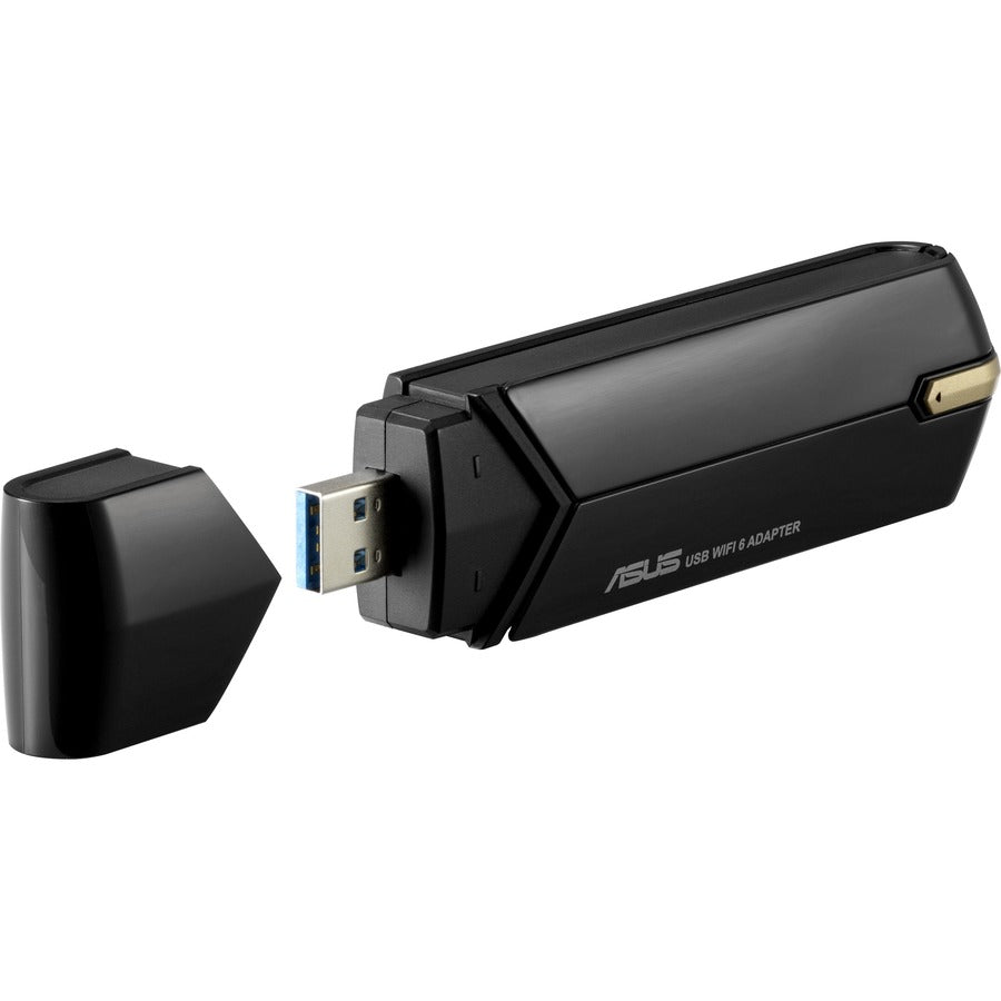 ASUS USB-AX56 AX1800 Dual Band WiFi 6 Adapter - 802.11ax USB Wireless Network Dongle for PC, Laptop, Gaming & Streaming | High-Speed Internet Connection