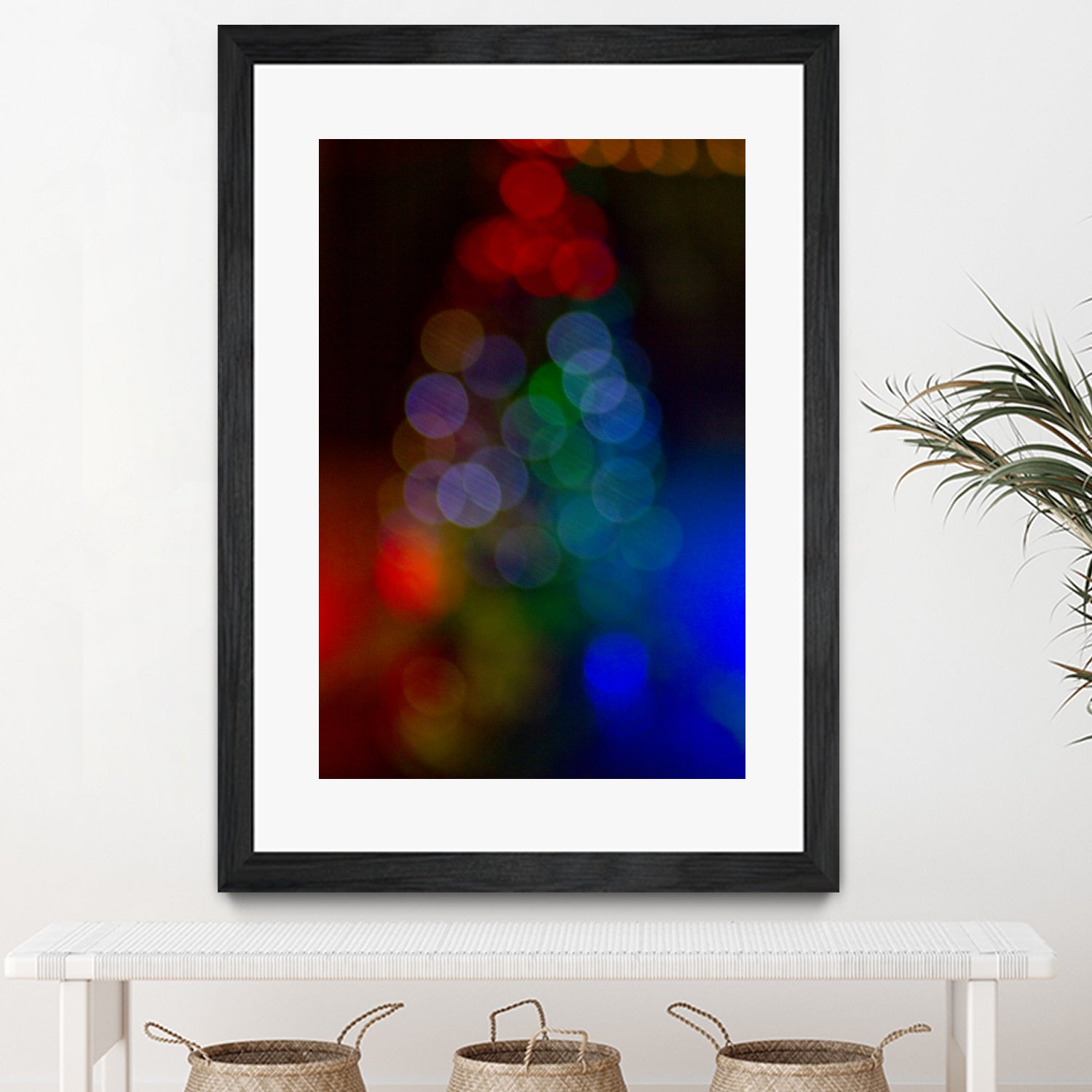 Bokeh Christmas Tree Lights - Decorative Holiday String Lights for Indoor & Outdoor Use - Perfect for Christmas, Parties, and Home Decor