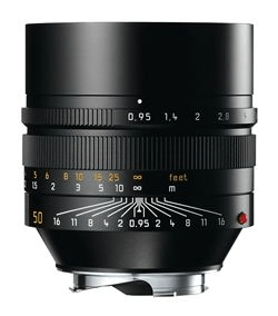 Leica Noctilux M 50mm f/0.95 ASPH Lens (Black) - Premium Fast Aperture Prime Lens for Leica M Mount Cameras - Perfect for Low Light Photography, Portraits & Street Shooting