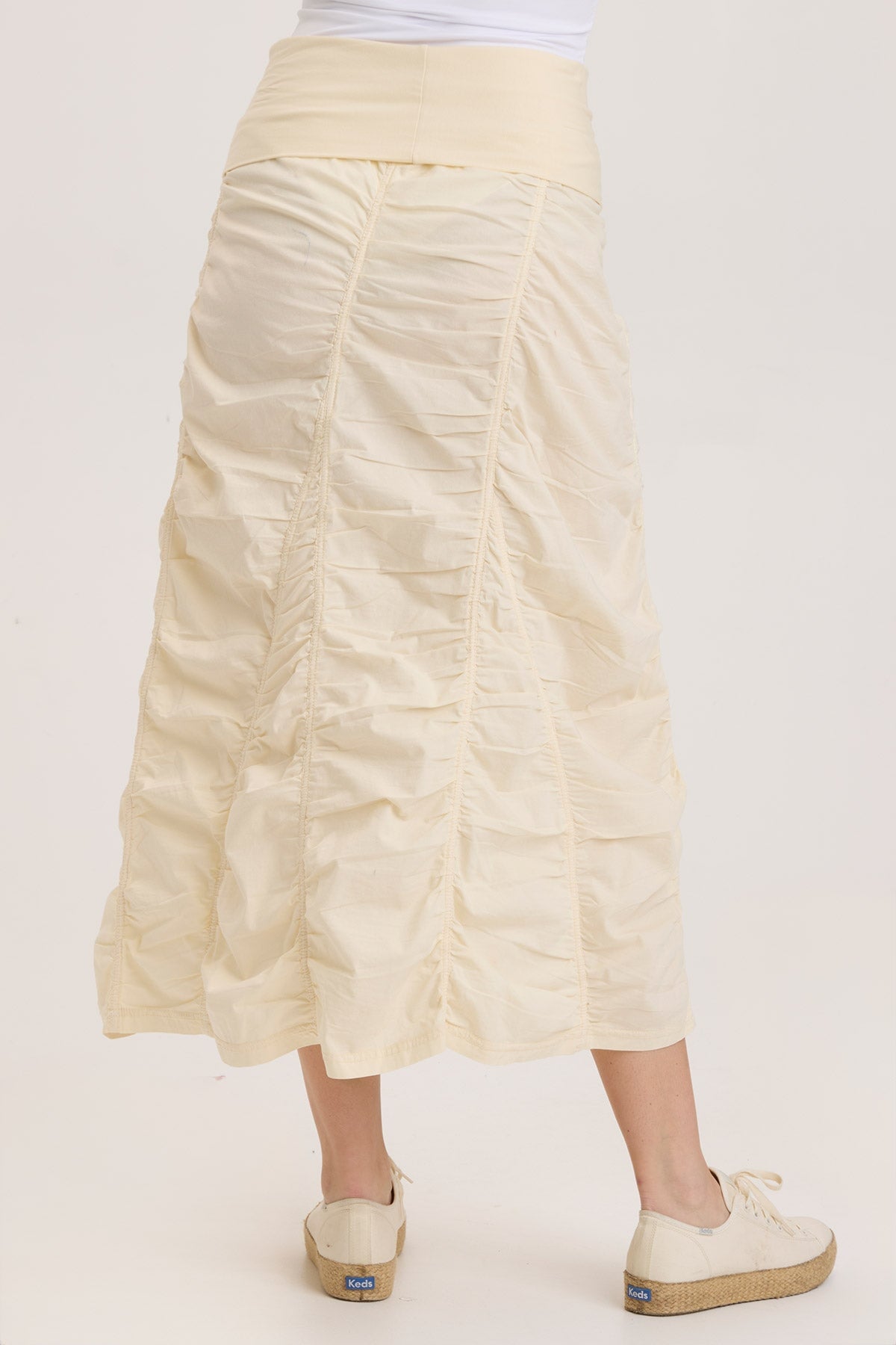 Stylish Gored Peasant Skirt for Women - Flowy Boho Maxi Skirt with Elastic Waist | Perfect for Summer, Beach, Festivals & Casual Outfits