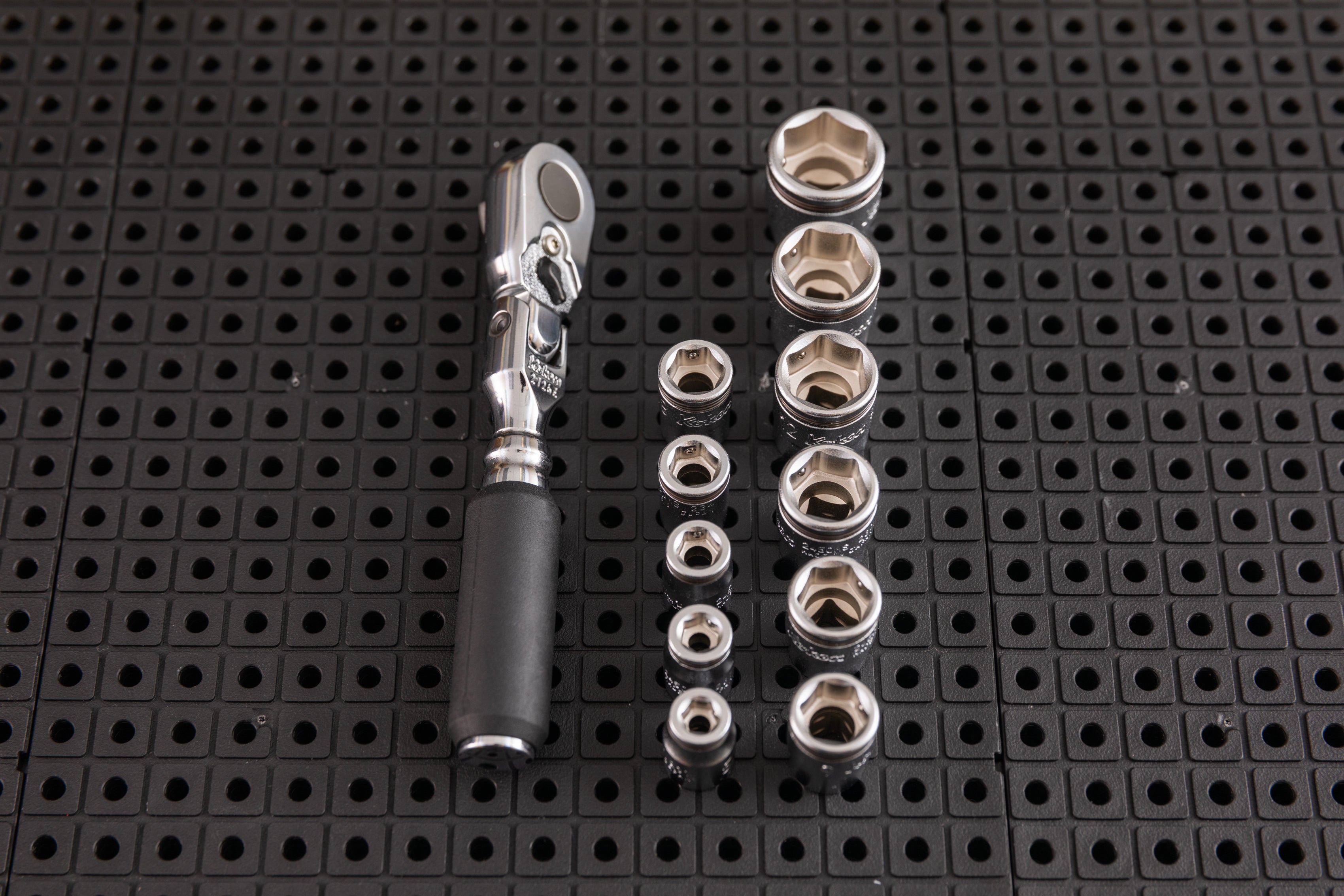 Koken Tools 1/4 Inch Drive Socket Set - Professional Mechanic Tool Kit for Automotive Repair & DIY Projects - Perfect for Home Garage, Car Maintenance & Engine Work