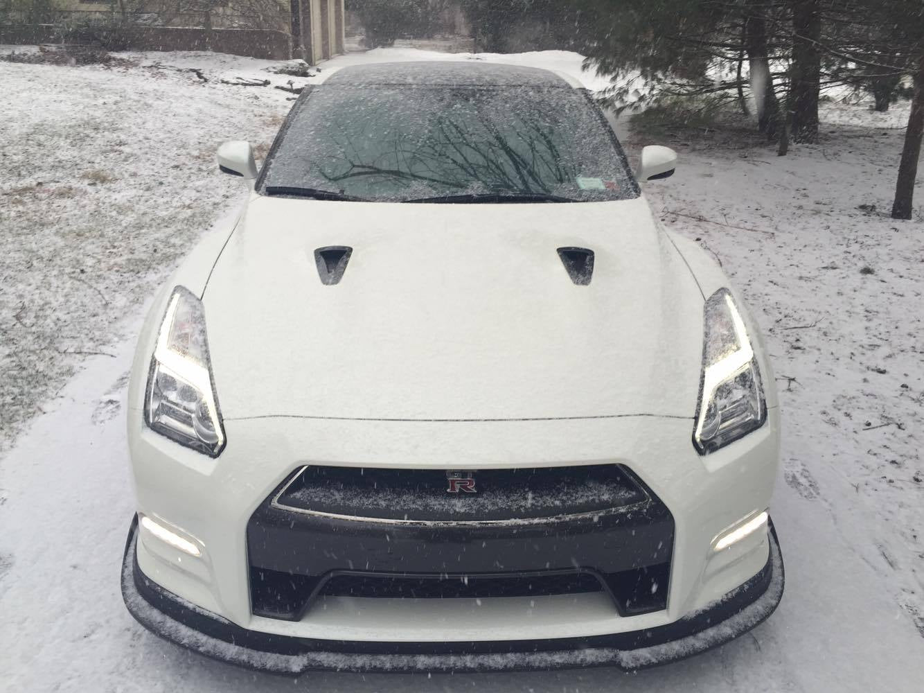 2012-2015 Nissan GT-R R35 Front Bumper Lip Splitter - Polyurethane (Urethane) Body Kit - GTRKB13022 - Perfect for Track Racing & Street Performance Upgrades