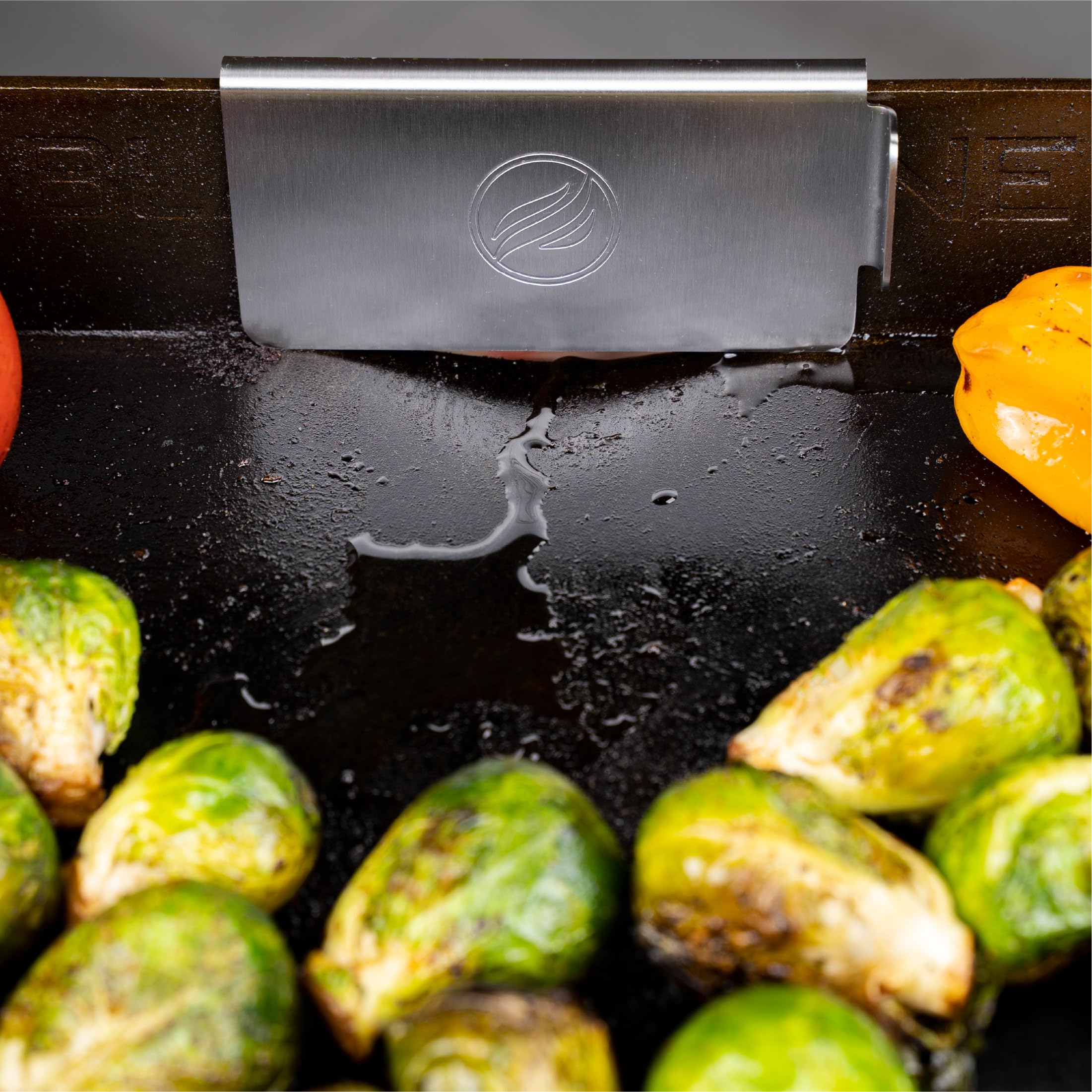 Blackstone 5188 Grease Gate & Tool Holder Combo - Heavy Duty Griddle Accessories for Outdoor Cooking, Camping & BBQ | Perfect for Backyard Grilling, Tailgating & RV Adventures