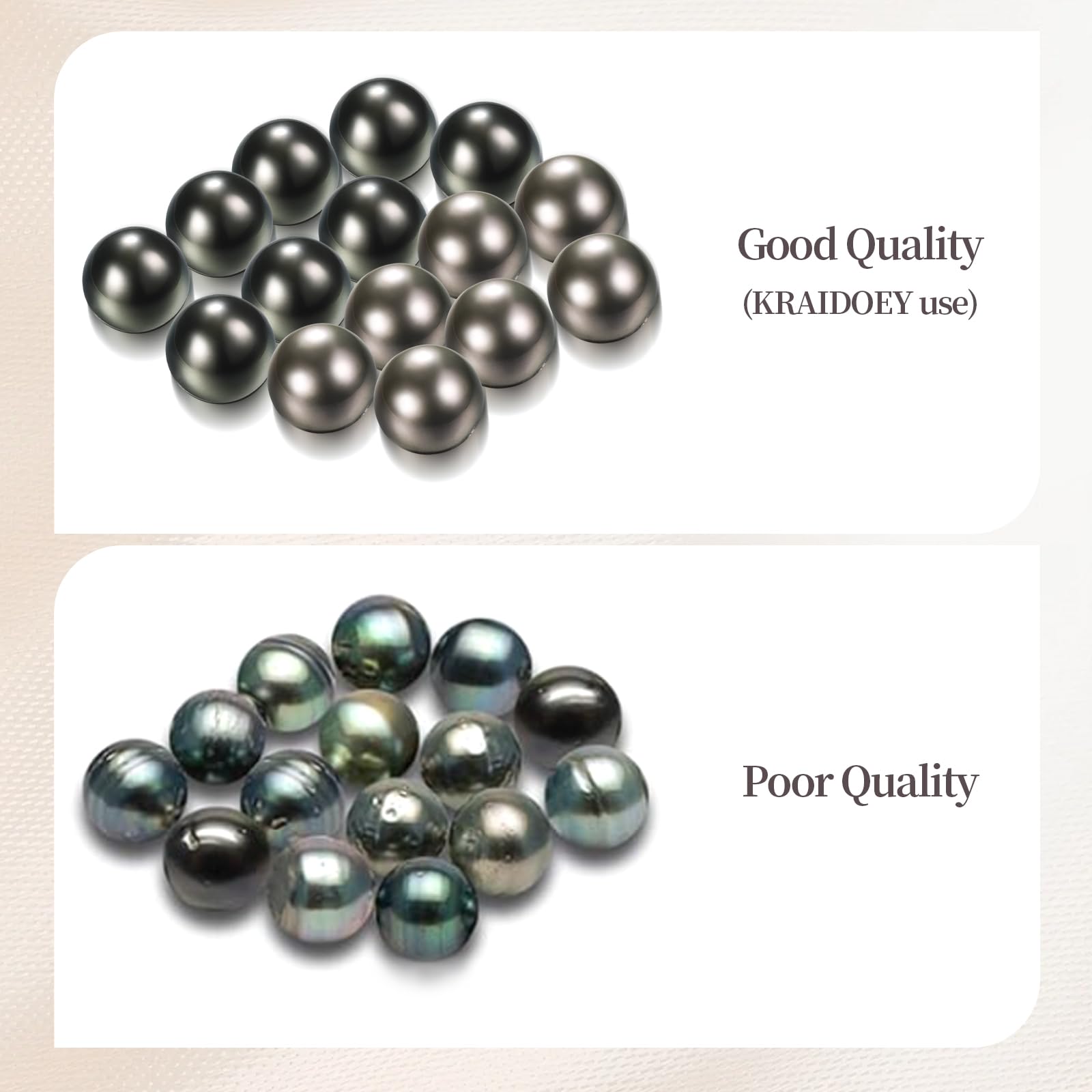 Tahitian Black Pearl Necklace for Women - Sterling Silver Adjustable Chain with Real Black Pearls - Perfect Gift for Wife, Girlfriend, Mother (Wedding, Birthday, Anniversary, Christmas, Valentine's Day) - Elegant Jewelry Gift Box Included - Ideal for Date Nights, Special Occasions & Everyday Wear
