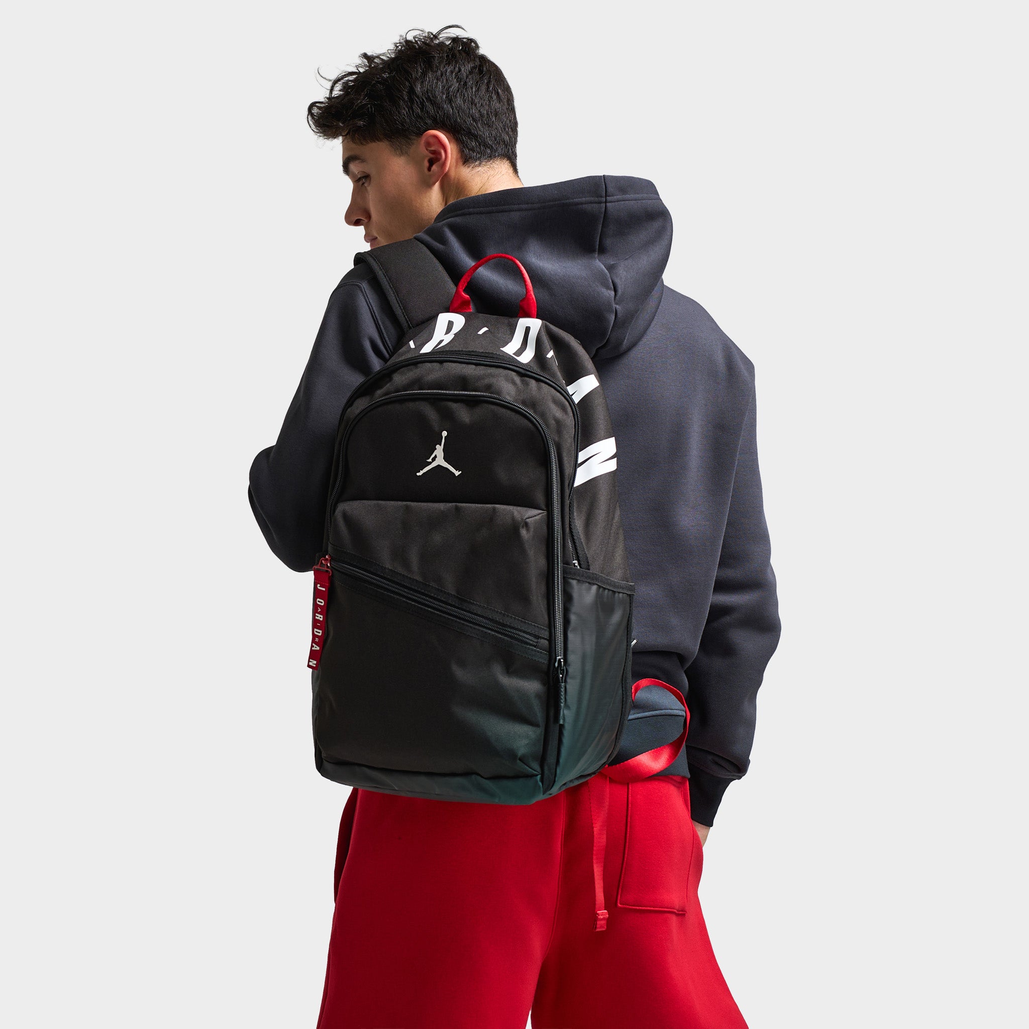 Jordan Air Patrol Backpack - Lightweight Durable School & Travel Backpack for Men & Women - Perfect for College, Gym, Hiking & Everyday Use - Black