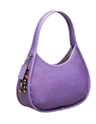 Coach Ergo Bag in Croc Embossed Leather - Stylish Crossbody Purse for Women | Perfect for Work, Travel & Everyday Use