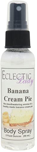 Banana Cream Pie Scented Body Spray - 4 oz | Sweet & Creamy Fragrance for Women | Perfect for Daily Wear, Date Nights & Special Occasions