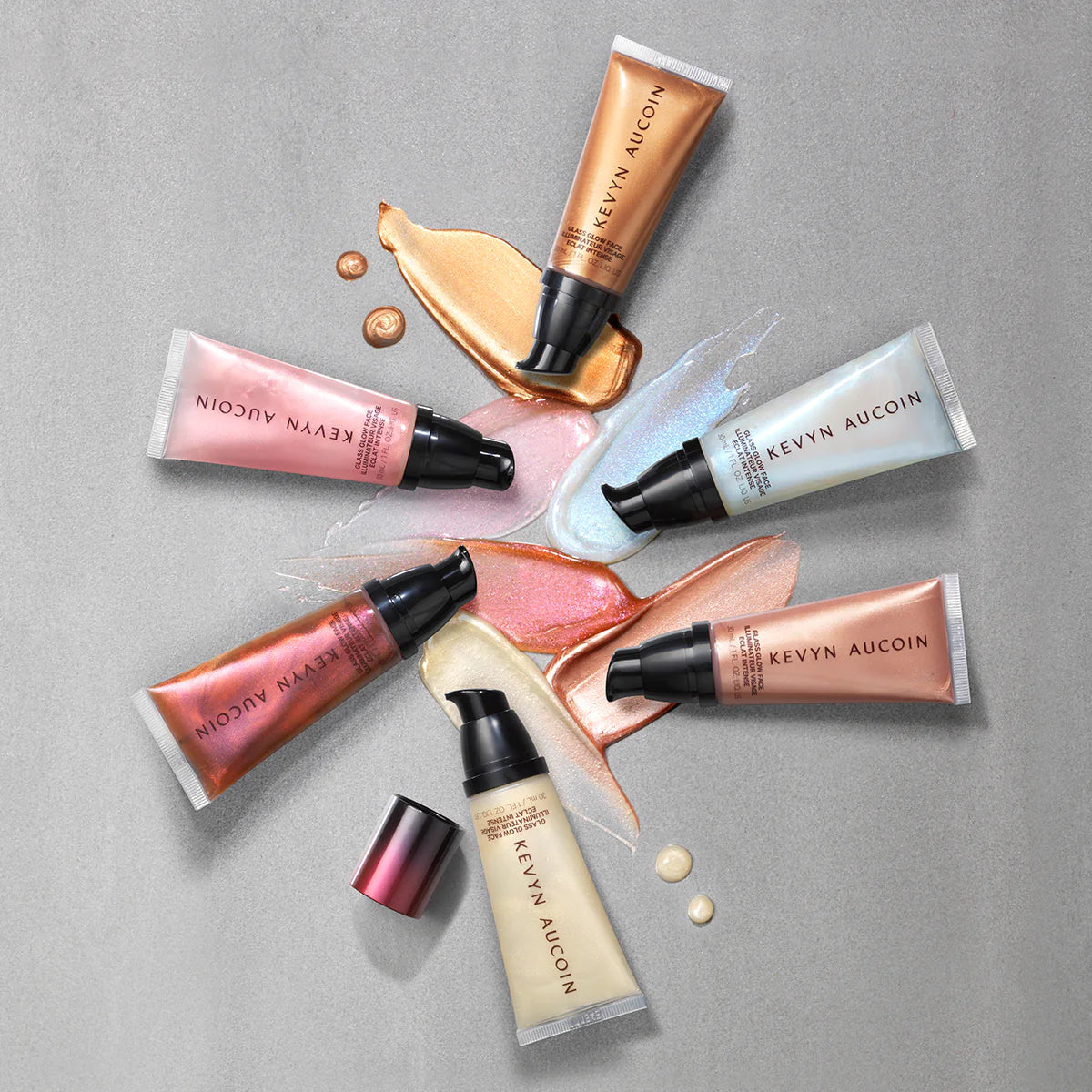 Glass Glow Face and Body Gloss - Vegan, Cruelty-Free Shimmer Makeup for Cheeks, Shoulders & Legs - Perfect for Parties, Photos & Special Occasions