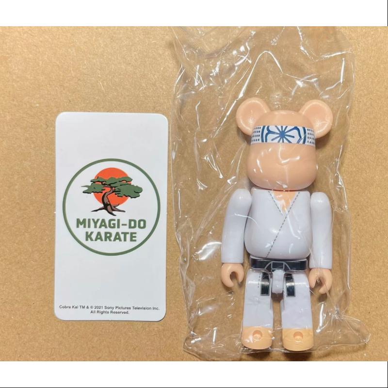 Bearbrick Series 43 Secret Miyagi Do Karate 100% Collectible Figure - Limited Edition Anime Toy for Display & Gifts | Perfect for Anime Fans, Collectors, and Home Decor
