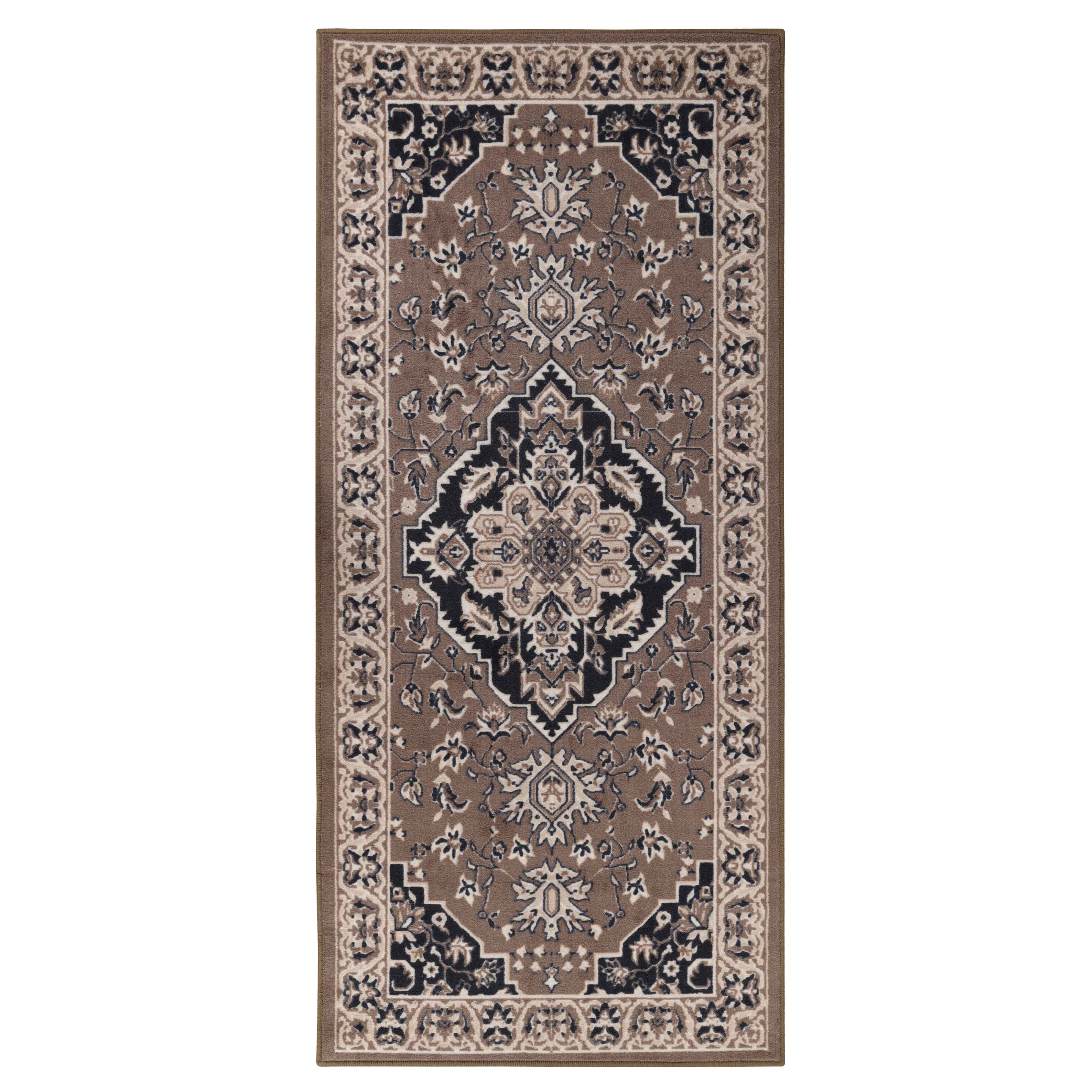 Glendale Traditional Floral Medallion Indoor Area Rug - Non-Slip Living Room Carpet, Bedroom Runner, Hallway Decor | Soft & Durable Home Floor Mat for Cozy Interior Design
