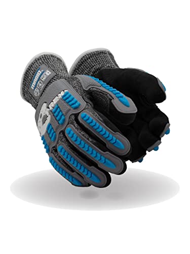 MAGID T-REX Arctic Series Thermal Impact Gloves - Cut Resistant Level A5-8/M (12 Pairs) - Winter Work Gloves for Construction, Warehouse & Outdoor Activities in Cold Weather