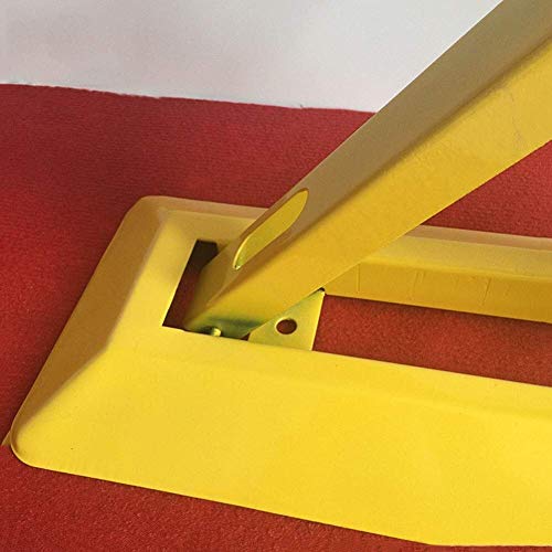 Manual Parking Lock & Road Barrier - Heavy Duty Movable Parking Stop Switch & Automatic Lane Bollard for Driveways, Garages & Commercial Lots | Deter Unauthorized Parking & Control Traffic Flow