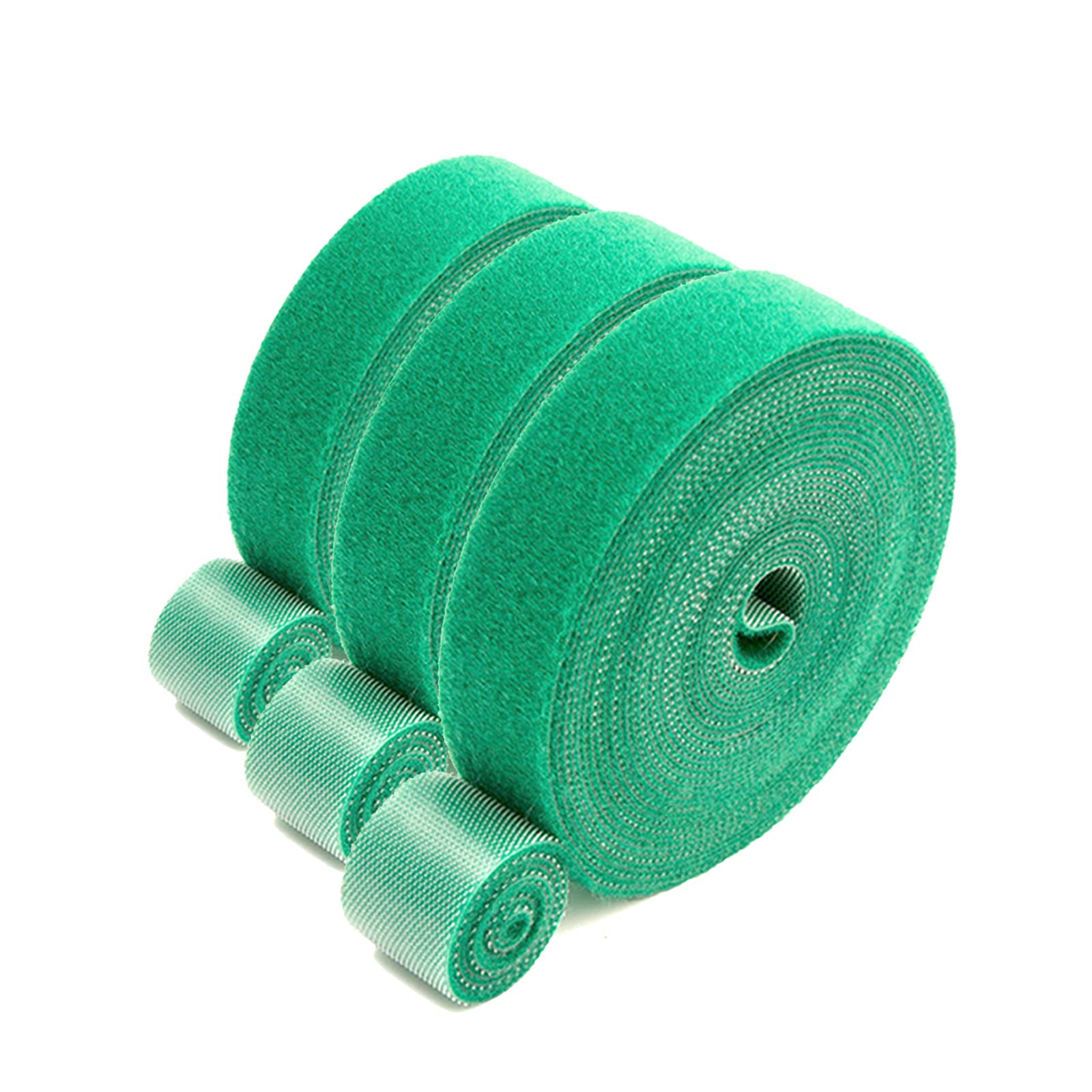 1 Pack of 100 Green Plant Ties - Soft Garden Tape for Supporting Vines, Tomatoes & Flowers | Durable Plant Training Straps for Indoor/Outdoor Gardening
