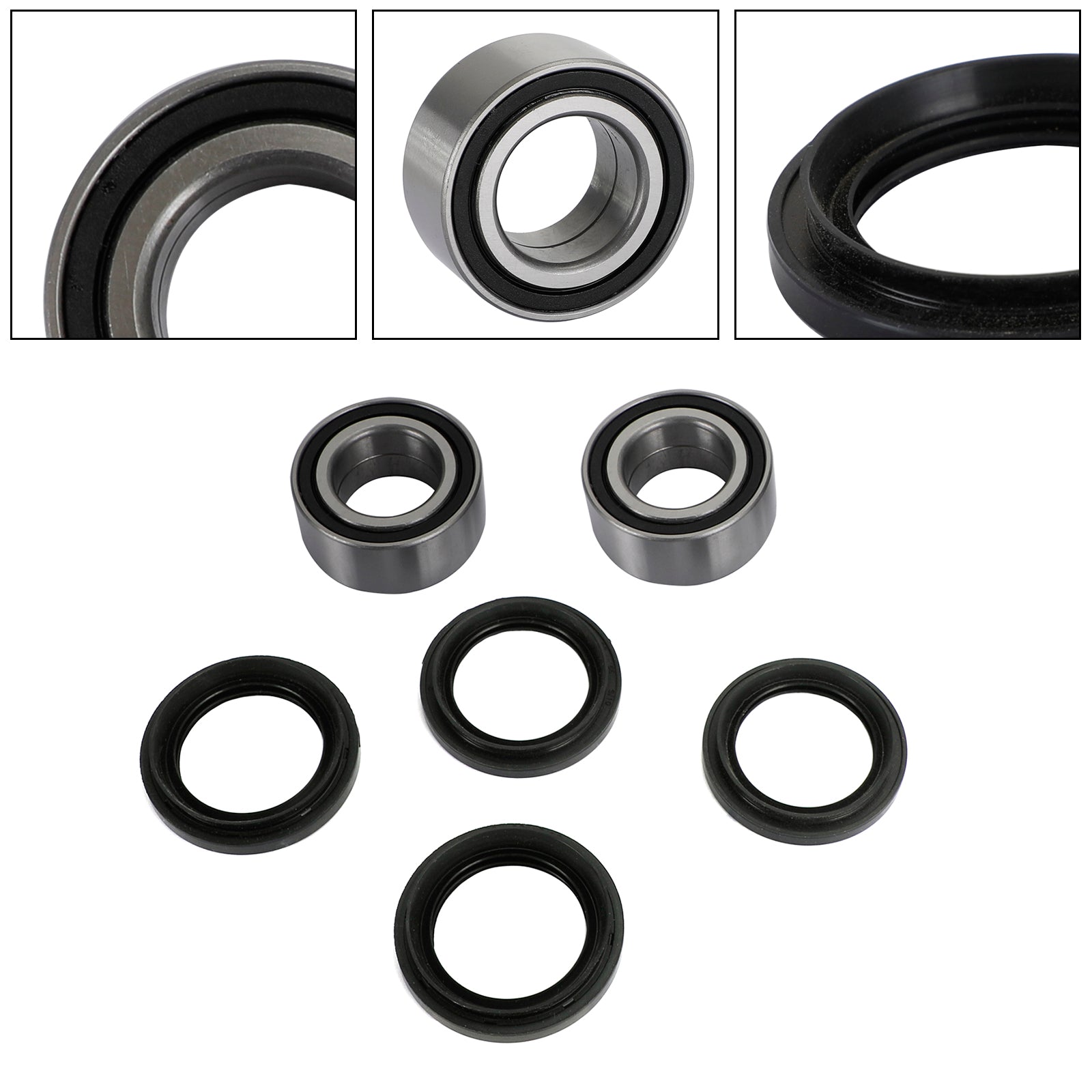 Honda TRX500 FM Foreman 500 2005-2006 Front Wheel Bearings Kit - Replacement for Both Sides - Perfect for Off-Road ATV Maintenance & Trail Riding Adventures