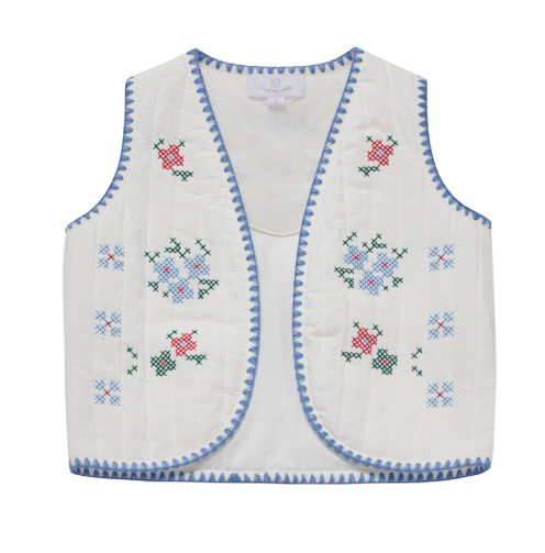CERA UNA VOLTA Victoria Vest for Kids (Ages 8-16) - Lightweight Puffer Jacket for Boys & Girls - Perfect for School, Outdoor Play & Winter Activities