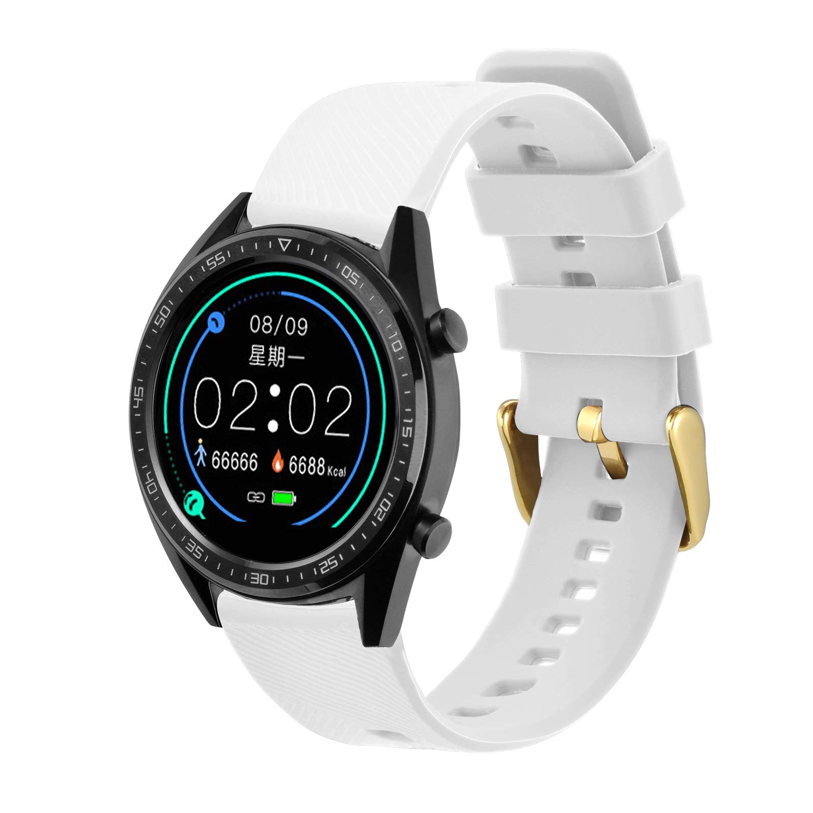 BISONSTRAP Quick Release Silicone Watch Band - 18mm 19mm 20mm 21mm 22mm Durable Waterproof Strap for Men & Women - Perfect for Sports, Swimming & Everyday Wear