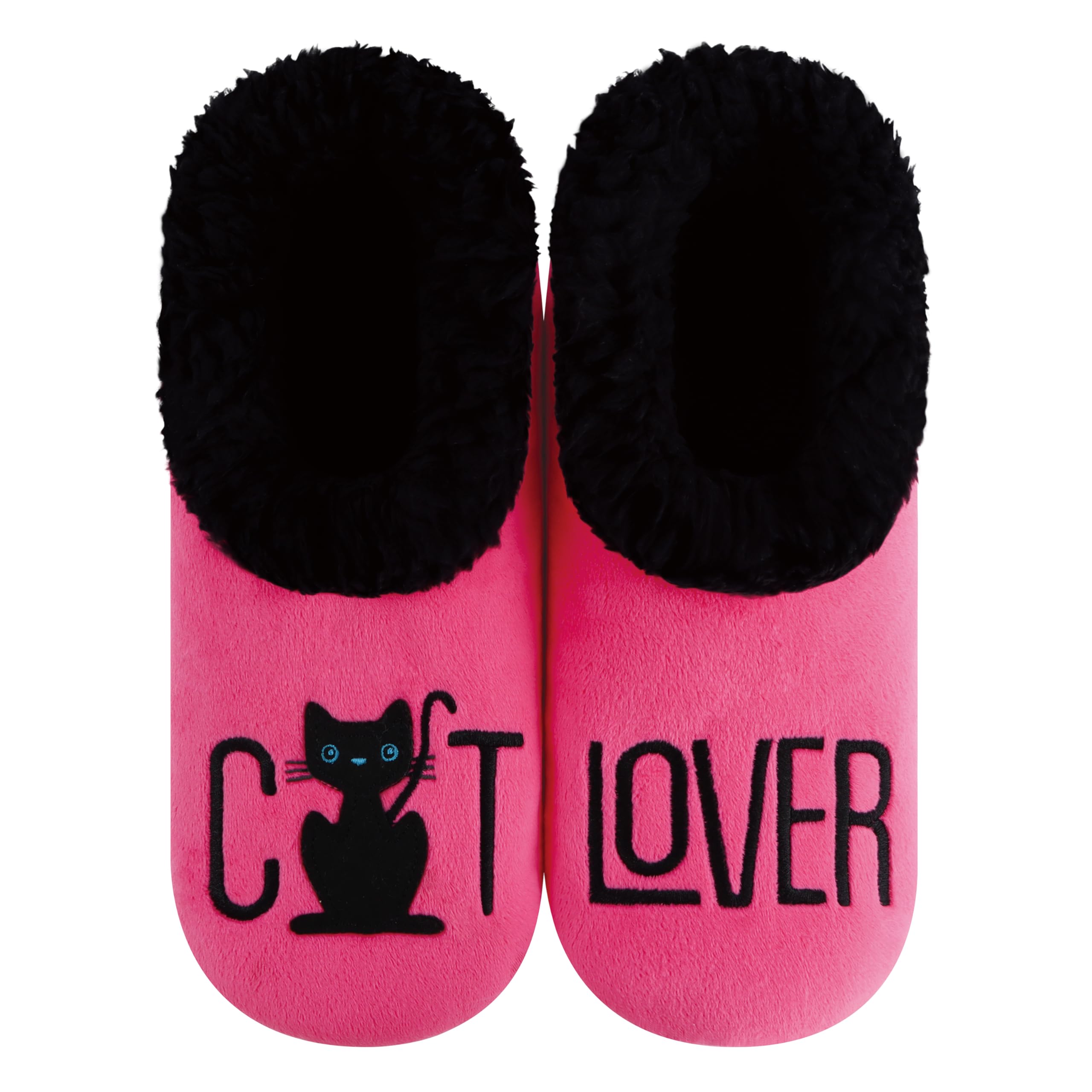 Funny Non-Slip Fuzzy Slipper Socks for Women - Cozy House Slippers by Snoozies | Perfect for Relaxing at Home, Lounging & Gift Giving