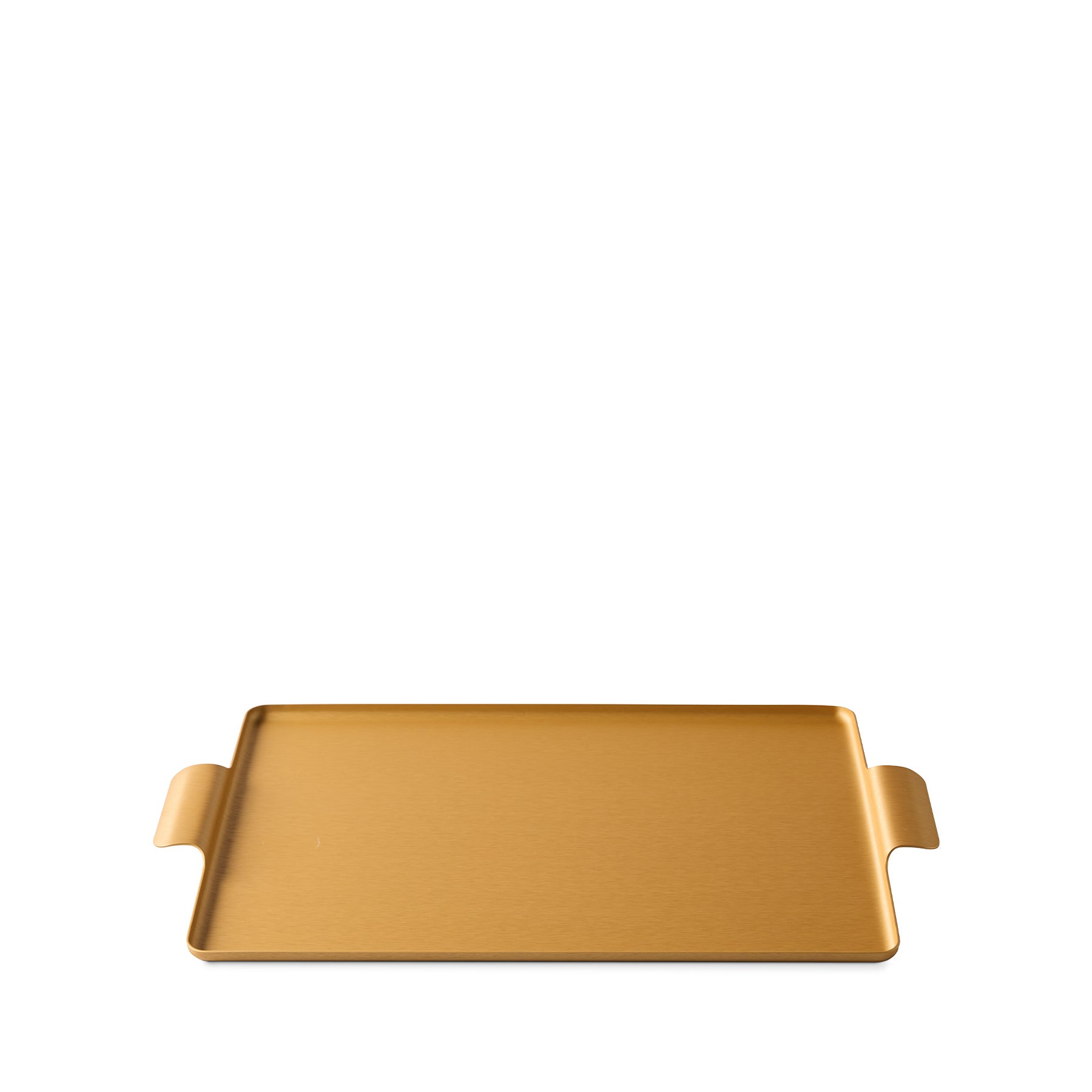 11 x 14.5 Inch Gold Pressed Serving Tray - Elegant Decorative Tray for Dining, Entertaining, and Home Decor