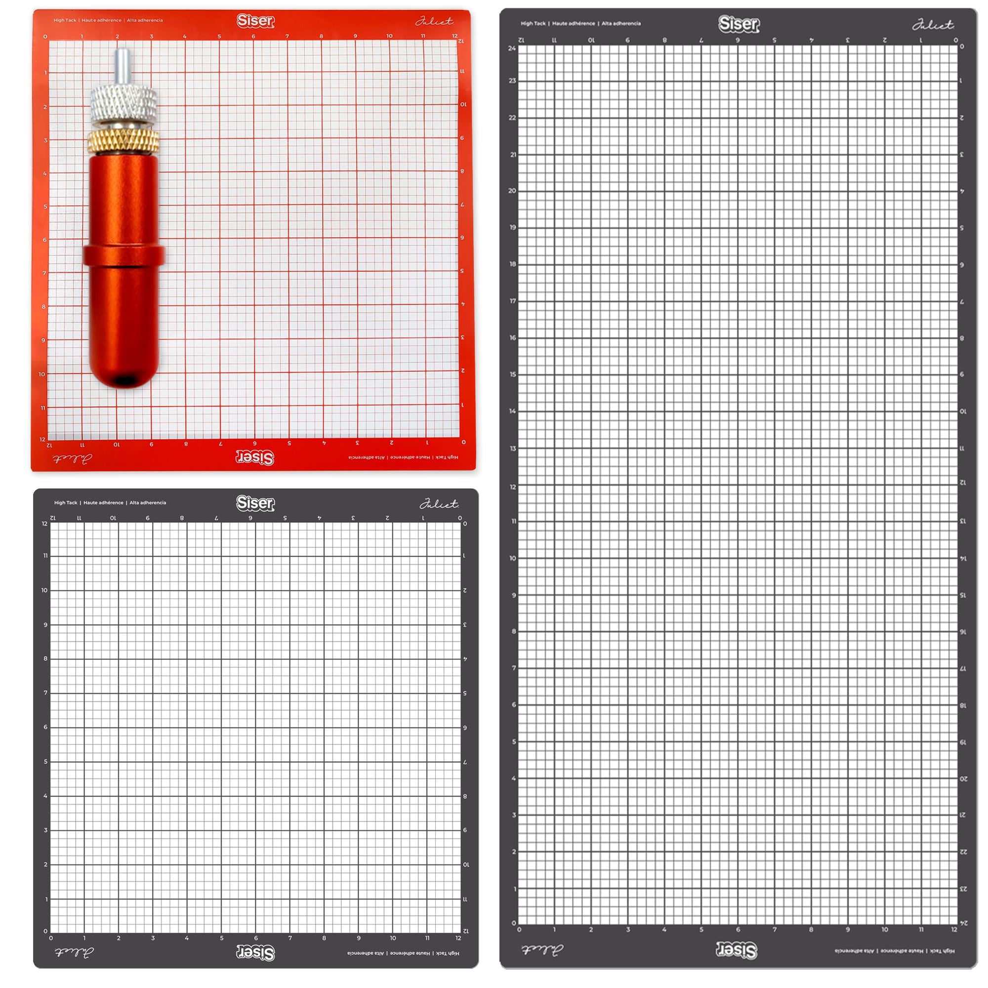 Siser Juliet Heat Transfer Vinyl Bundle - Includes Extra Cutting Mats & Blades for DIY T-Shirts, Crafts, and Custom Apparel