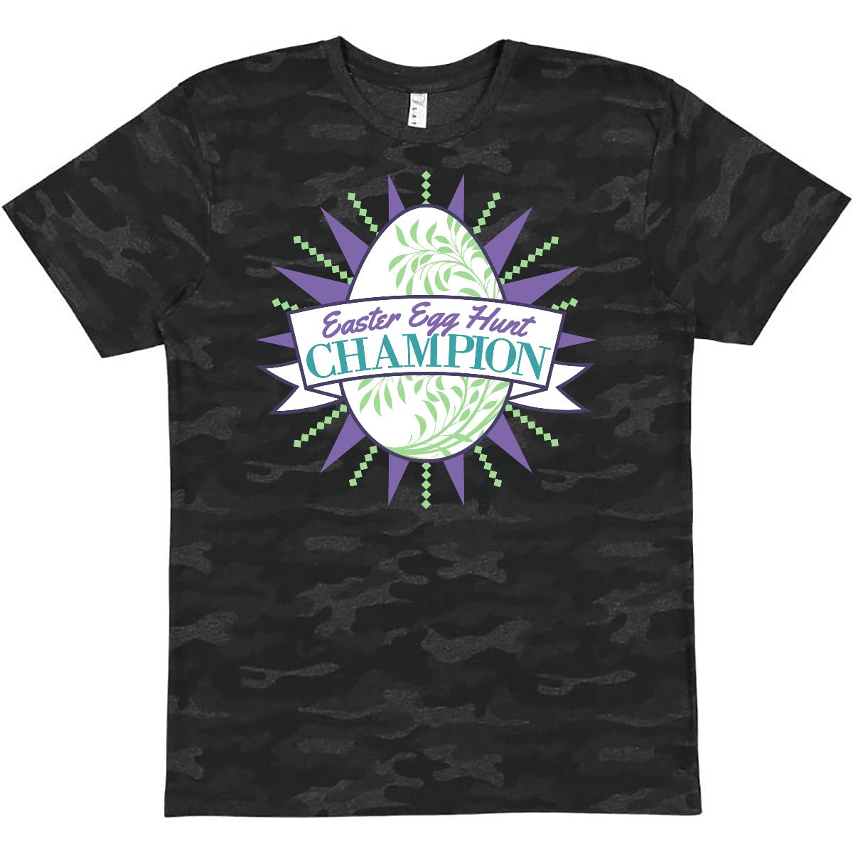 Inktastic Easter Egg Hunt Champion Purple T-Shirt - Funny Easter Egg Hunting Shirt for Men & Women - Perfect for Easter Parties & Spring Festivals