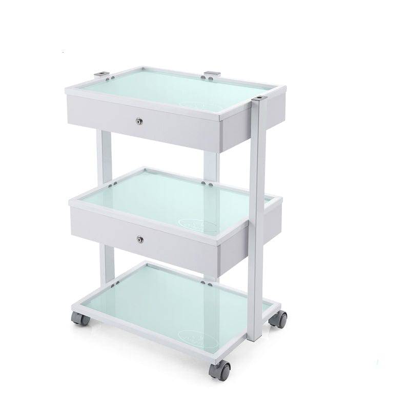 Professional Eva Salon Trolley Cart - 3-Tier Rolling Beauty Storage Organizer for Hair Stylists, Nail Technicians & Makeup Artists - Perfect for Salon, Spa & Home Use