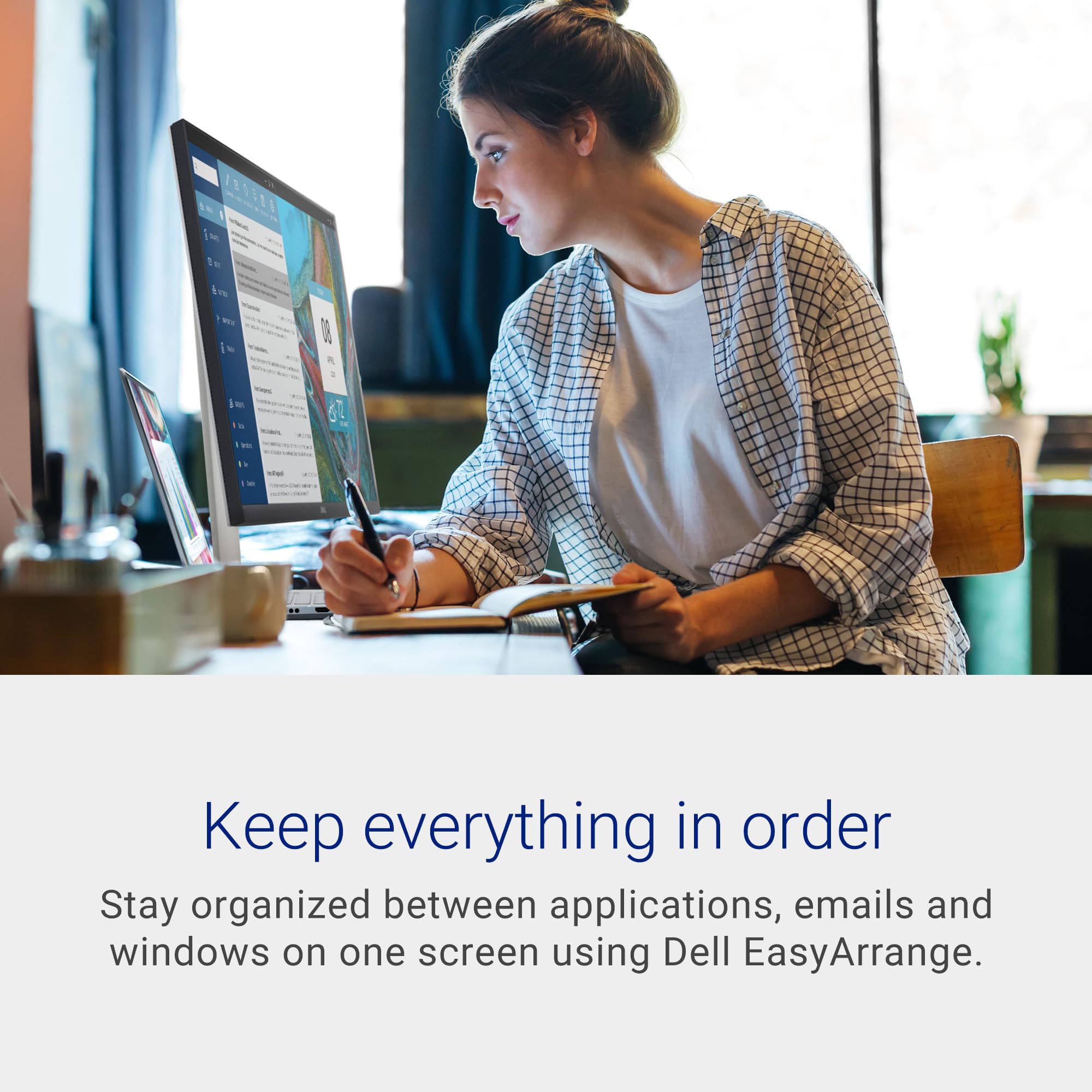 Dell S2721QS 27 Inch 4K UHD Monitor (3840x2160) IPS Display with AMD FreeSync - Ultra Thin Bezel, HDMI & DisplayPort, VESA Mountable Silver Computer Screen for Gaming, Office Work & Home Entertainment