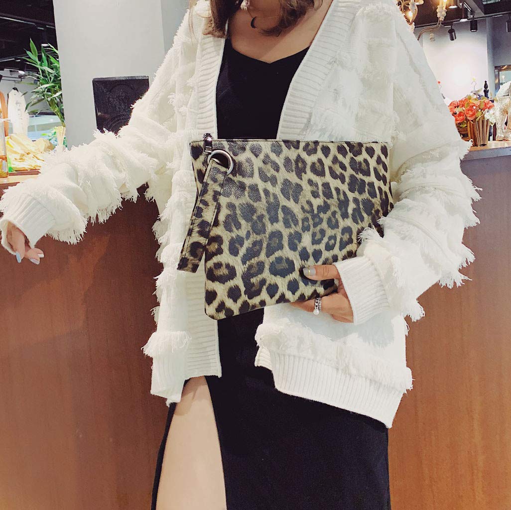 Vintage Crossbody Bag for Women - Elegant Retro Handle Shoulder Bag with Leopard Print, Perfect for Daily Use, Travel & Shopping