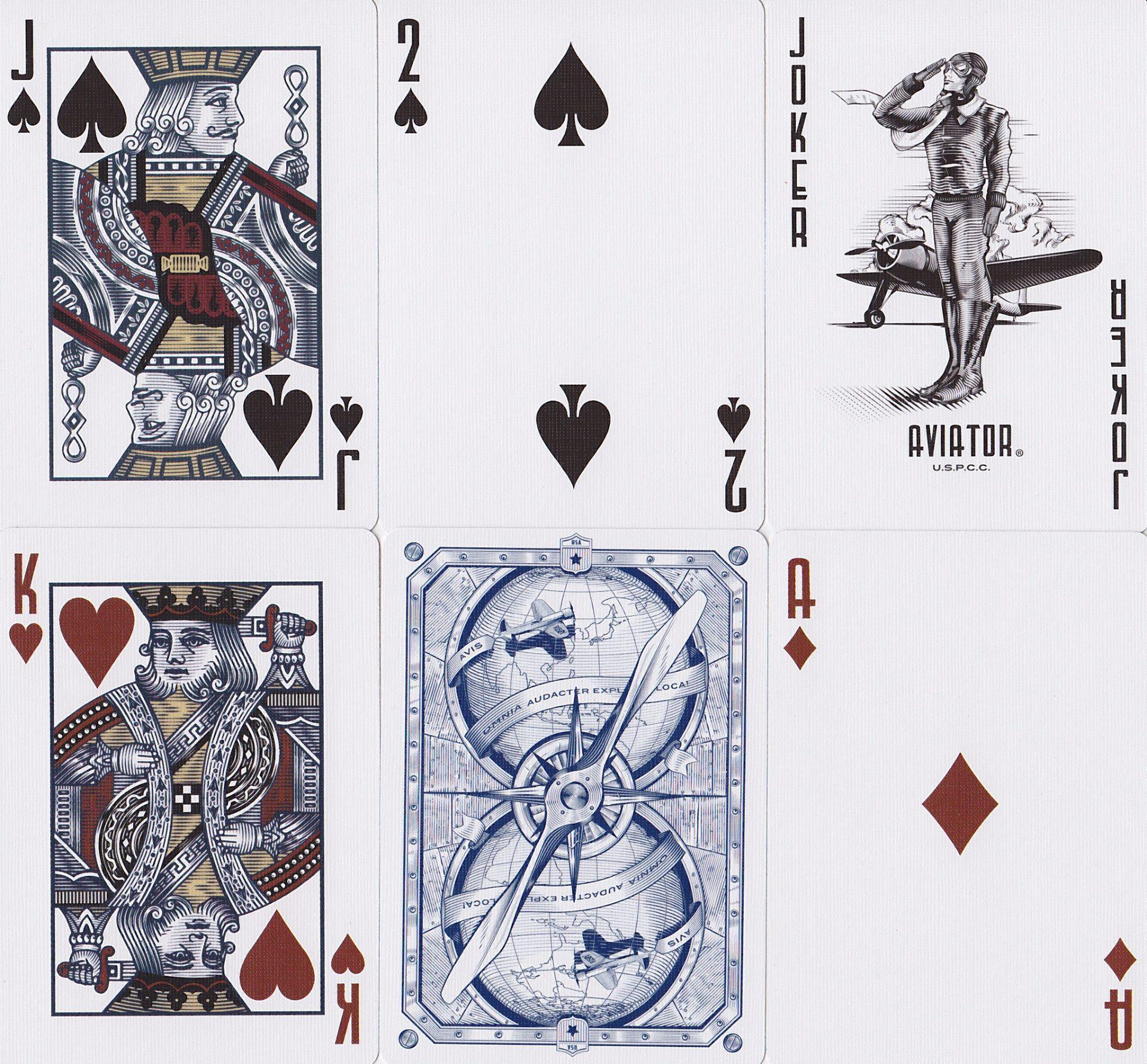 AVIATOR® Heritage Edition Playing Cards - Premium Quality Poker Cards for Magic Tricks, Cardistry & Casino Games - Perfect for Professional & Home Use