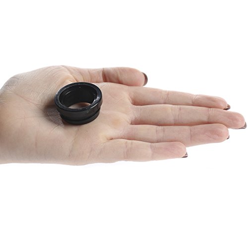 24-Pack Black Plastic Soap Dispenser Collars - Bulk Factory Direct Craft Supplies for Bathroom, Kitchen & Salon Organization