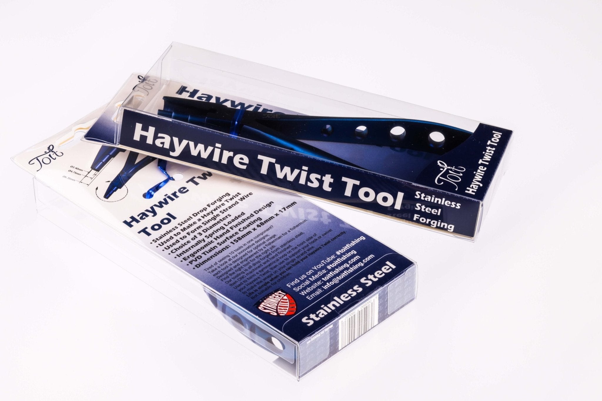 Toit Fishing Haywire Twist Tool - Stainless Steel Wire Twister for Saltwater & Freshwater Fishing - Perfect for Rigging Leaders, Making Loops & Securing Hooks (Great for Offshore, Surf & Fly Fishing)