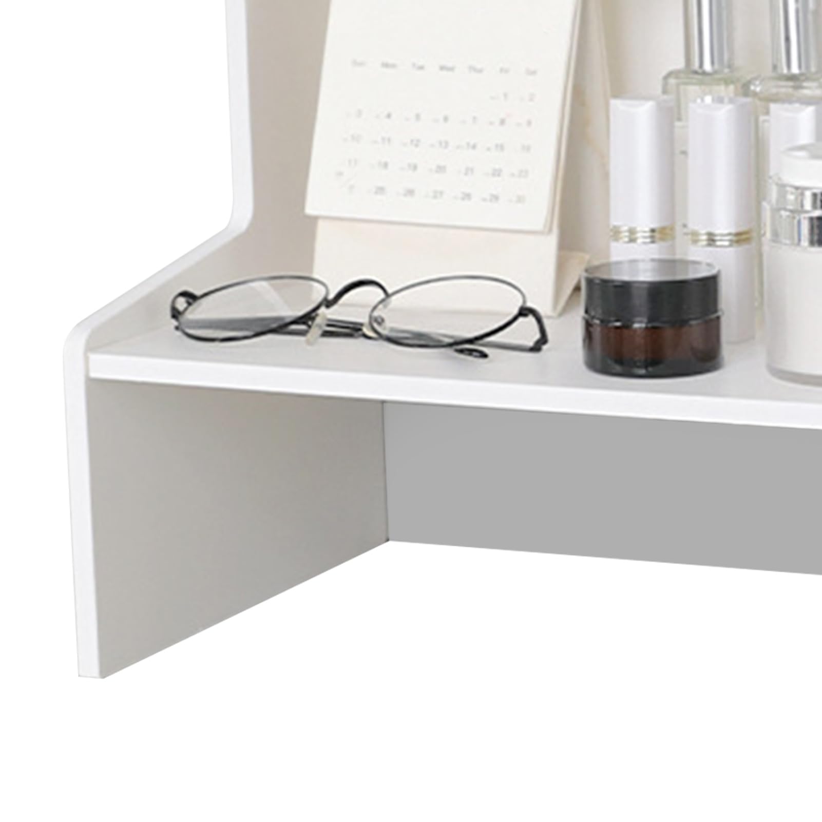 Wooden Desk Organizer - Large Wood Storage Shelf Rack for Home Office | Desktop Organizer Cabinet with Drawers | Perfect for Office Supplies, Stationery & Home Organization