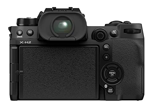 Fujifilm X-H2 Mirrorless Digital Camera Body (Black) - Professional 4K Video & Photography for Travel, Vlogging & Content Creation