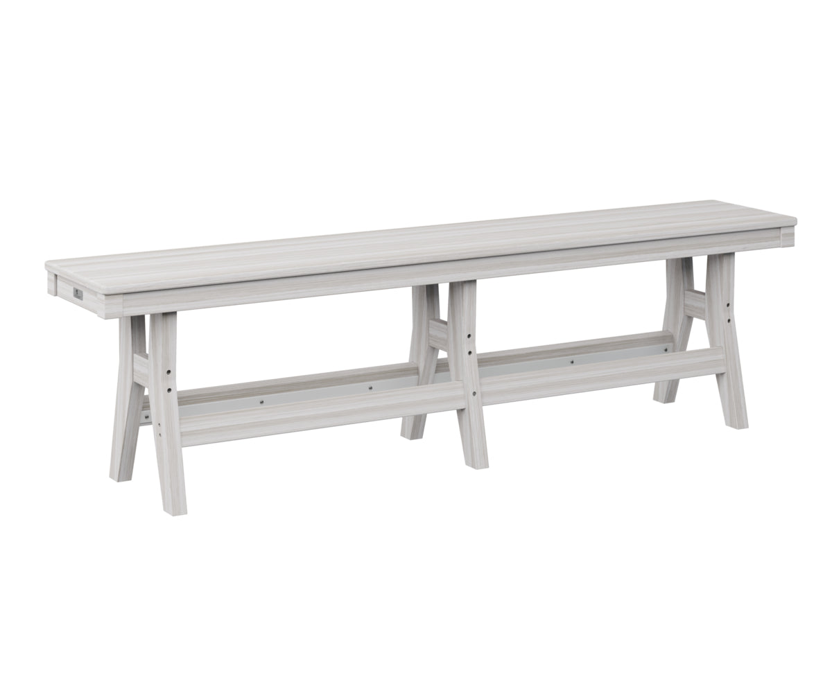 Berlin Gardens Harbor 66 Dining Bench - Outdoor Patio Furniture Set with Weather-Resistant Teak Wood - Perfect for Backyard, Garden, and Poolside Dining Areas