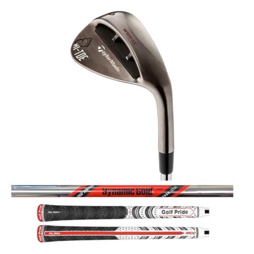 TaylorMade Hi Toe RAW Bigfoot Wedge - Dynamic Gold Tour Issue 115 S200 Steel Shaft Golf Club for Precision Short Game Shots | Perfect for Bunker Play, Lob Shots & Tight Lies Around the Green