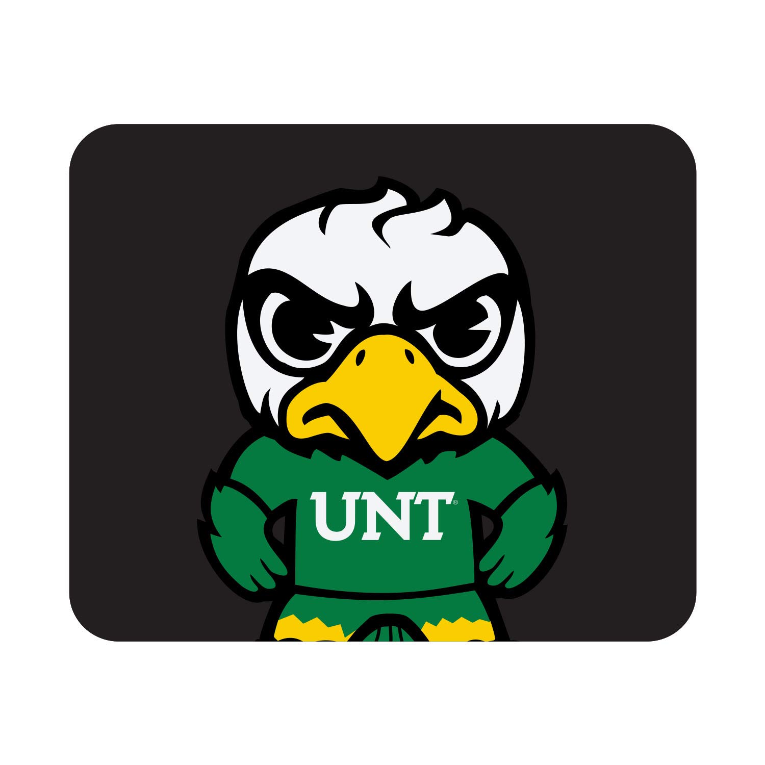 OTM Essentials University of North Texas Standard Fabric Mouse Pad - Desk Accessories & Gaming Mouse Mat for PC, Laptop, Office & Home Use - Tokyodachi Cropped V1 Design